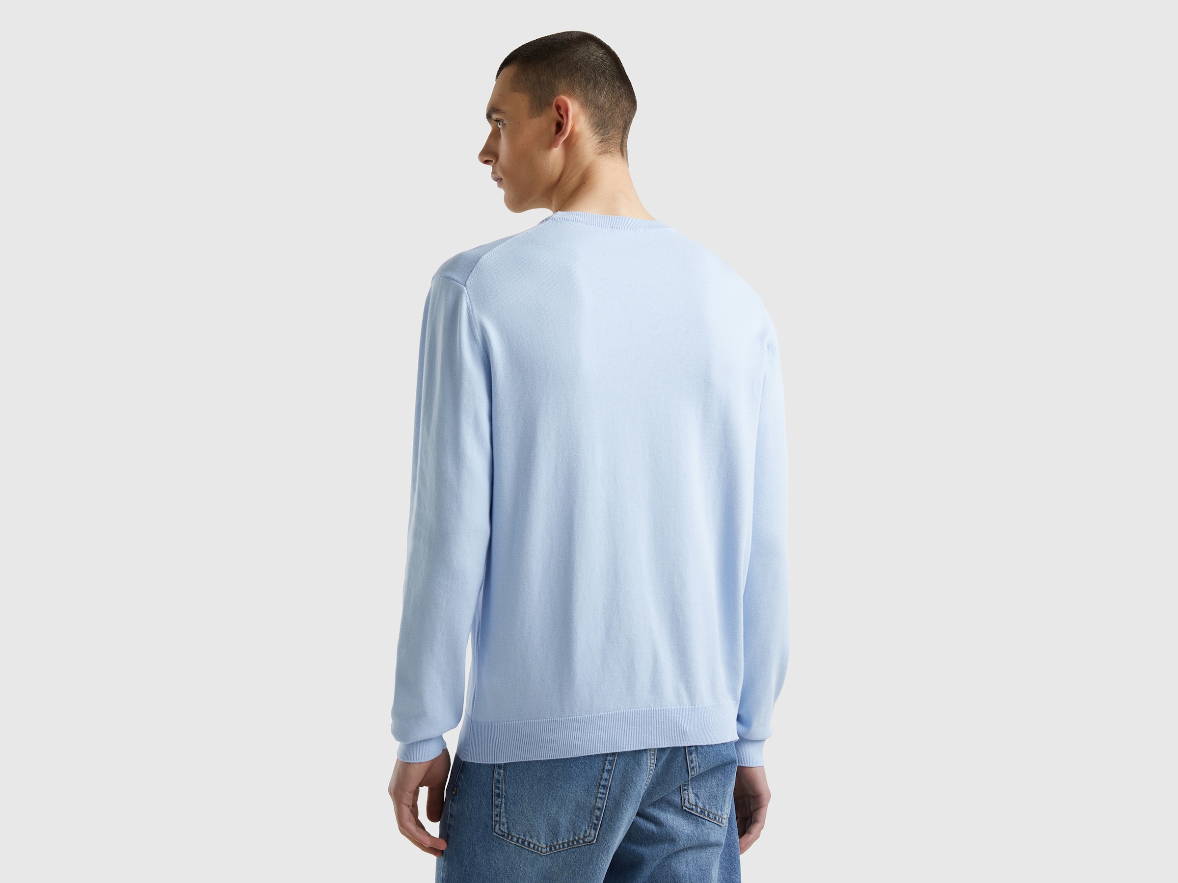 United Colors of Benetton Rundhalspullover, mit Markenlabel
