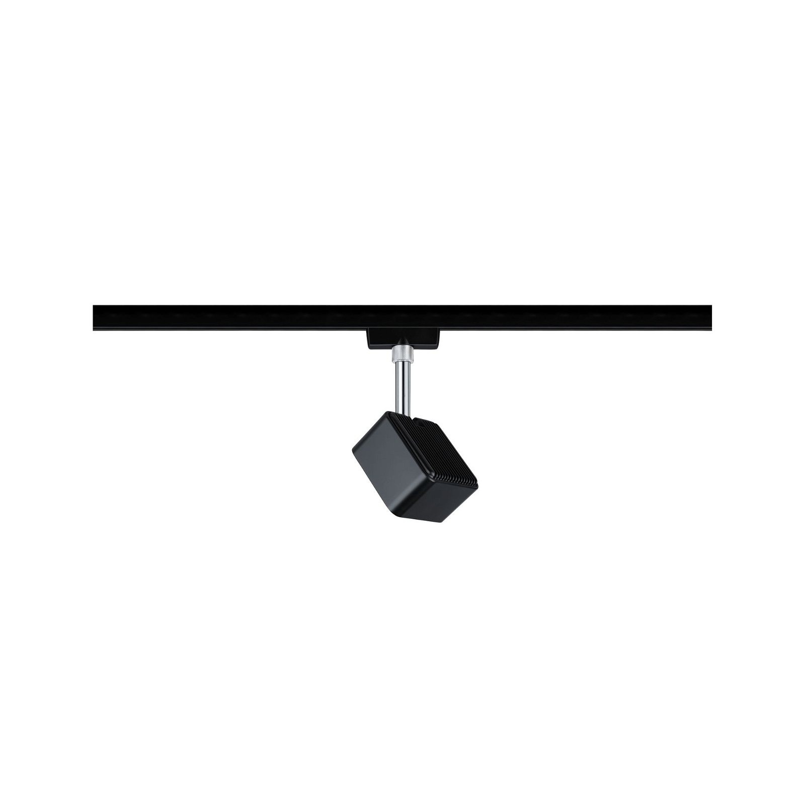 Paulmann Schienensystem-Leuchten »URail Schienenspot Cube 589,1lm 8W 4000K 230V Schwarz matt, Chrom«, (1 tlg.), Einzelspot, dimmbar