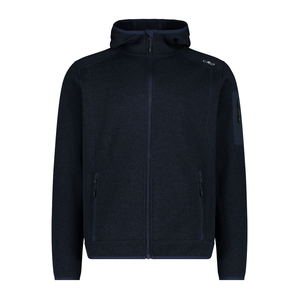 Thumbnail - CMP "MAN JACKET FIX HOOD" mit Kapuze atmungsaktiv, wärmend, mit Reißverschlusstaschen und Ärmeltasche