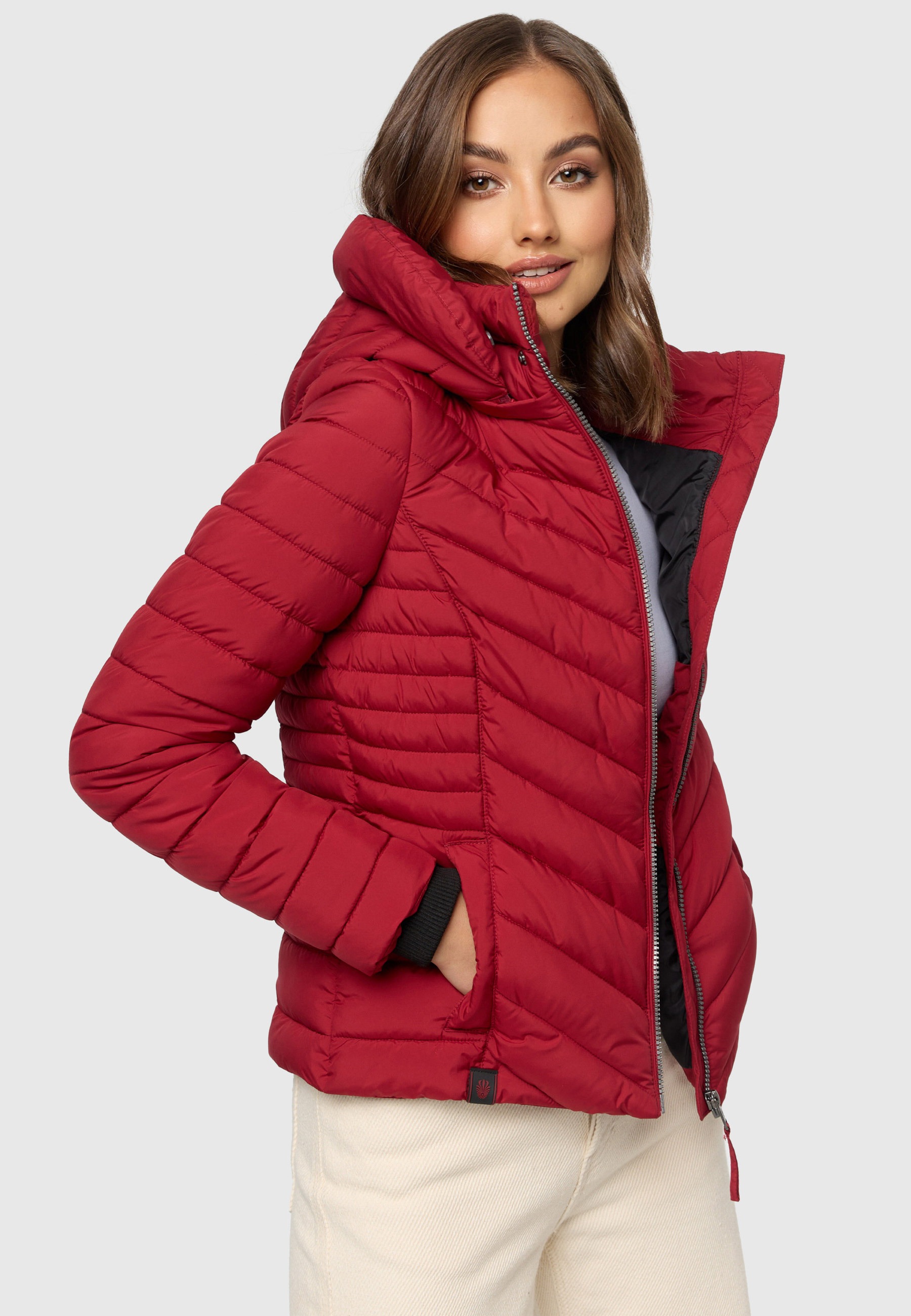 großer Steppjacke Marikoo BAUR | »Kagomee«, bestellen Kapuze mit