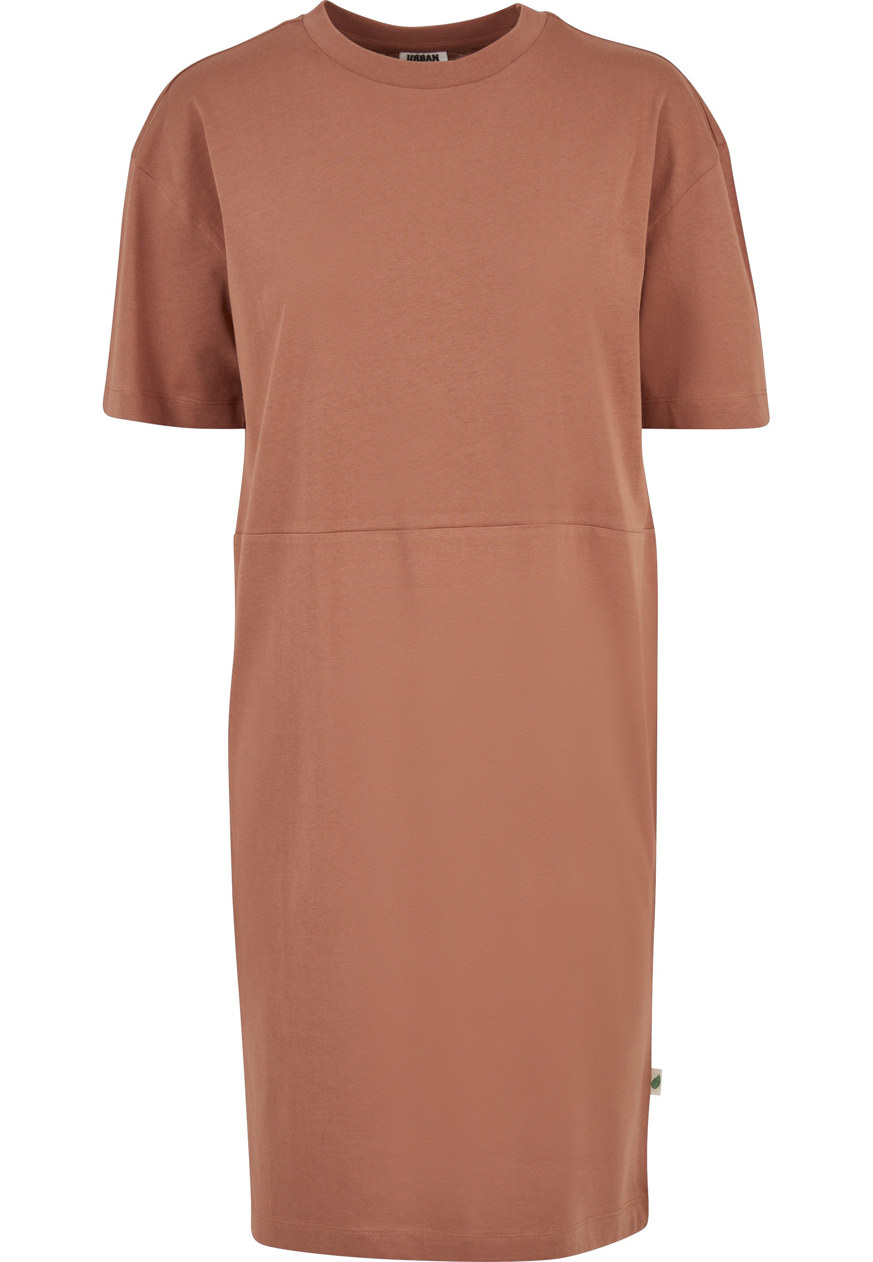 URBAN CLASSICS A-Linien-Kleid "Urban Classics Damen Ladies Organic Oversized Slit Tee Dress" 1 Stk. tlg.