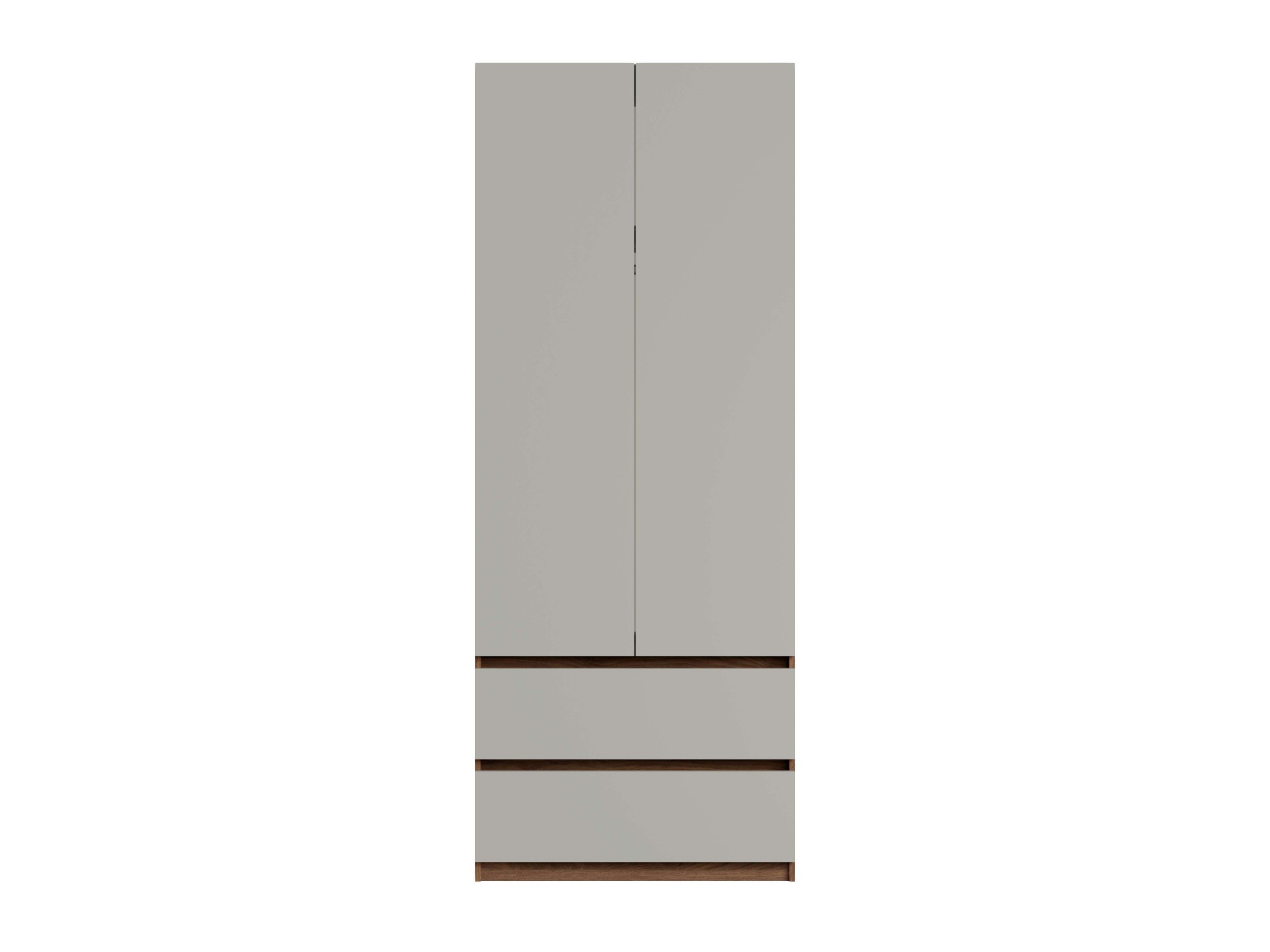 Home affaire Kleiderschrank »GERMO mit 1 Einlegeböde, 2 Schubladen, 1 Kleiderstange, 90/51/230cm«, Garderobe mit 2 Drehtüren, Wäscheschrank mit viel Stauraum