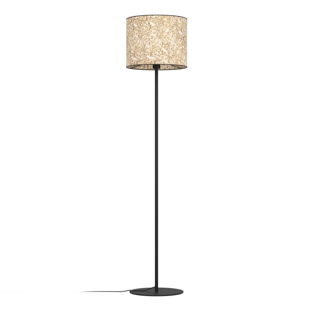 EGLO Stehlampe »BUTTERBURN«, 1 flammig-flammig, Standleuchte mit Birken-Blättern, Stehleuchte, 162 cm