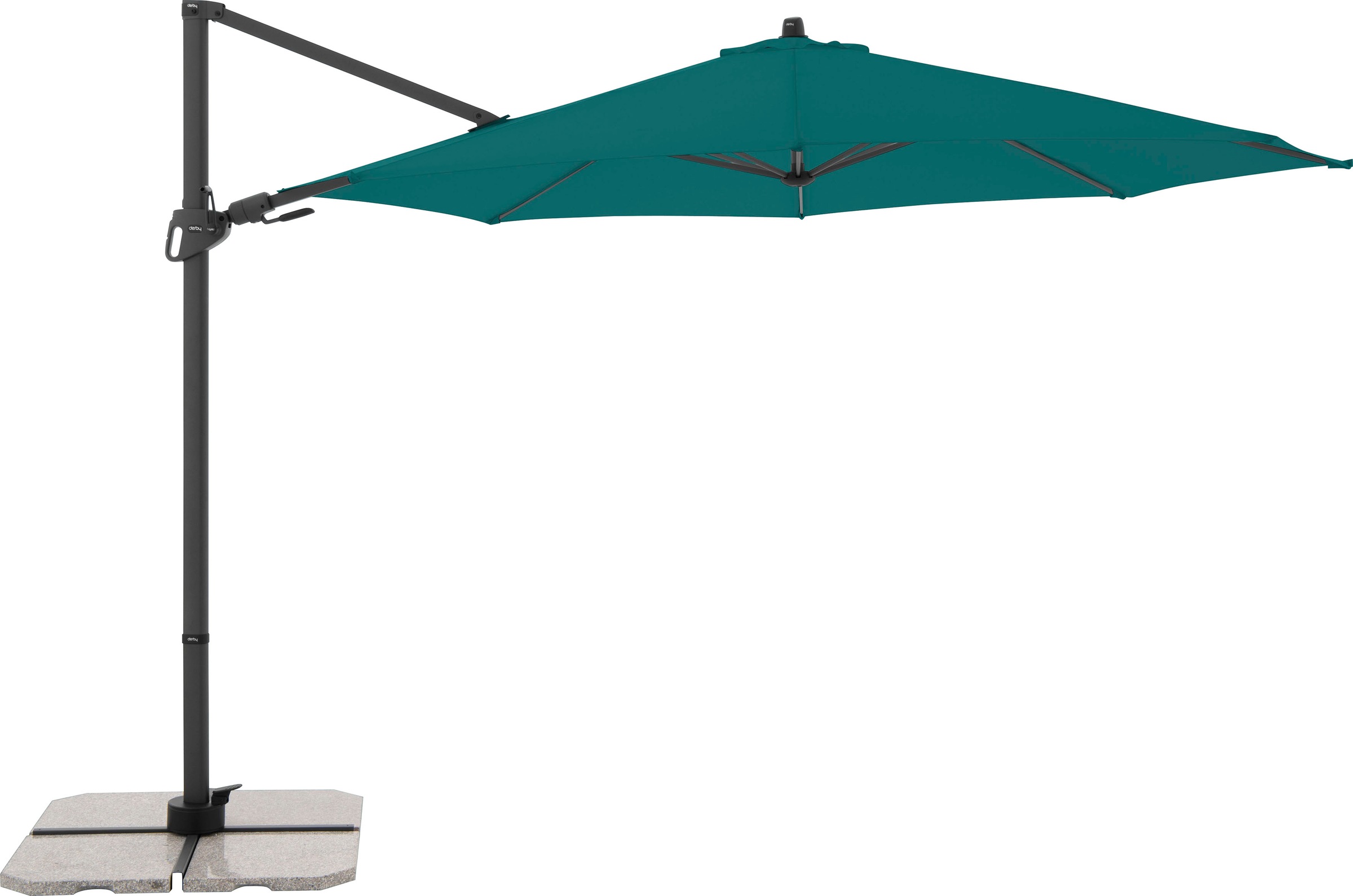doppler® Sonnenschirm »Derby«, (Derby), Rahmenständer