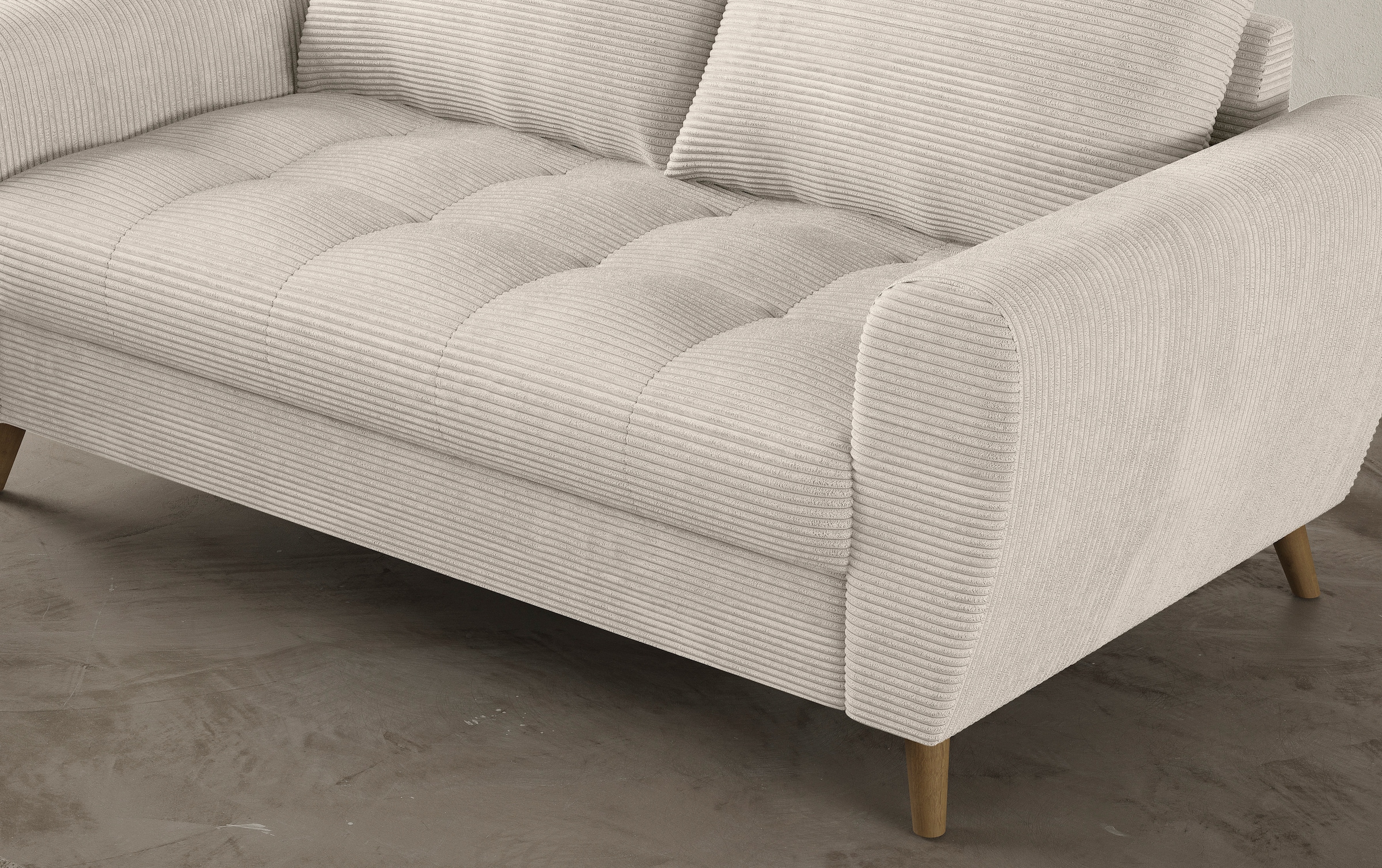 Mr. Couch 2,5-Sitzer »Blackburn II«, Mit Kaltschaumpolsterung bis 140 kg belastbar