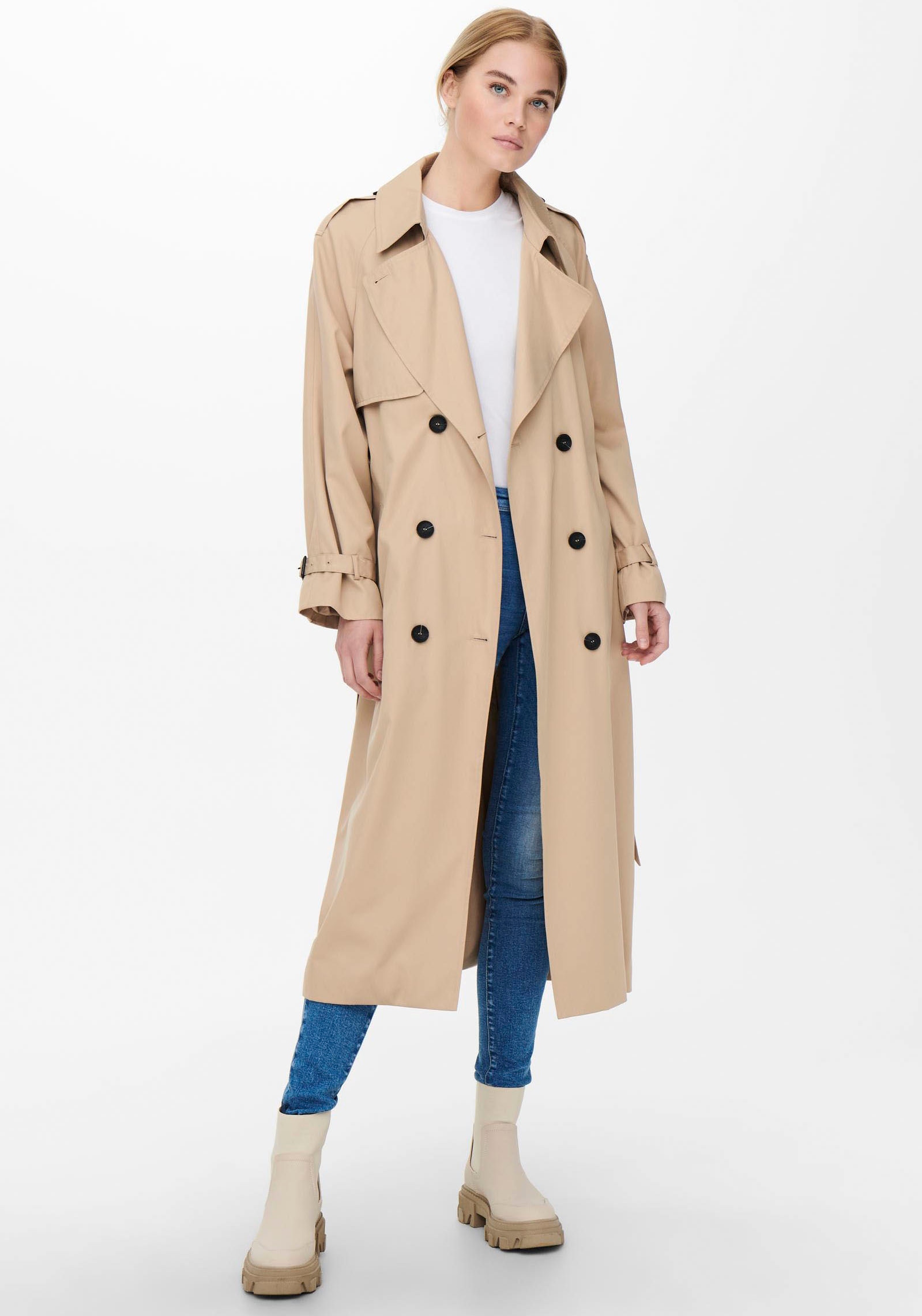 ONLY Trenchcoat »ONLCHLOE TRENCHCOAT DOUBLE B. OTW NOOS«