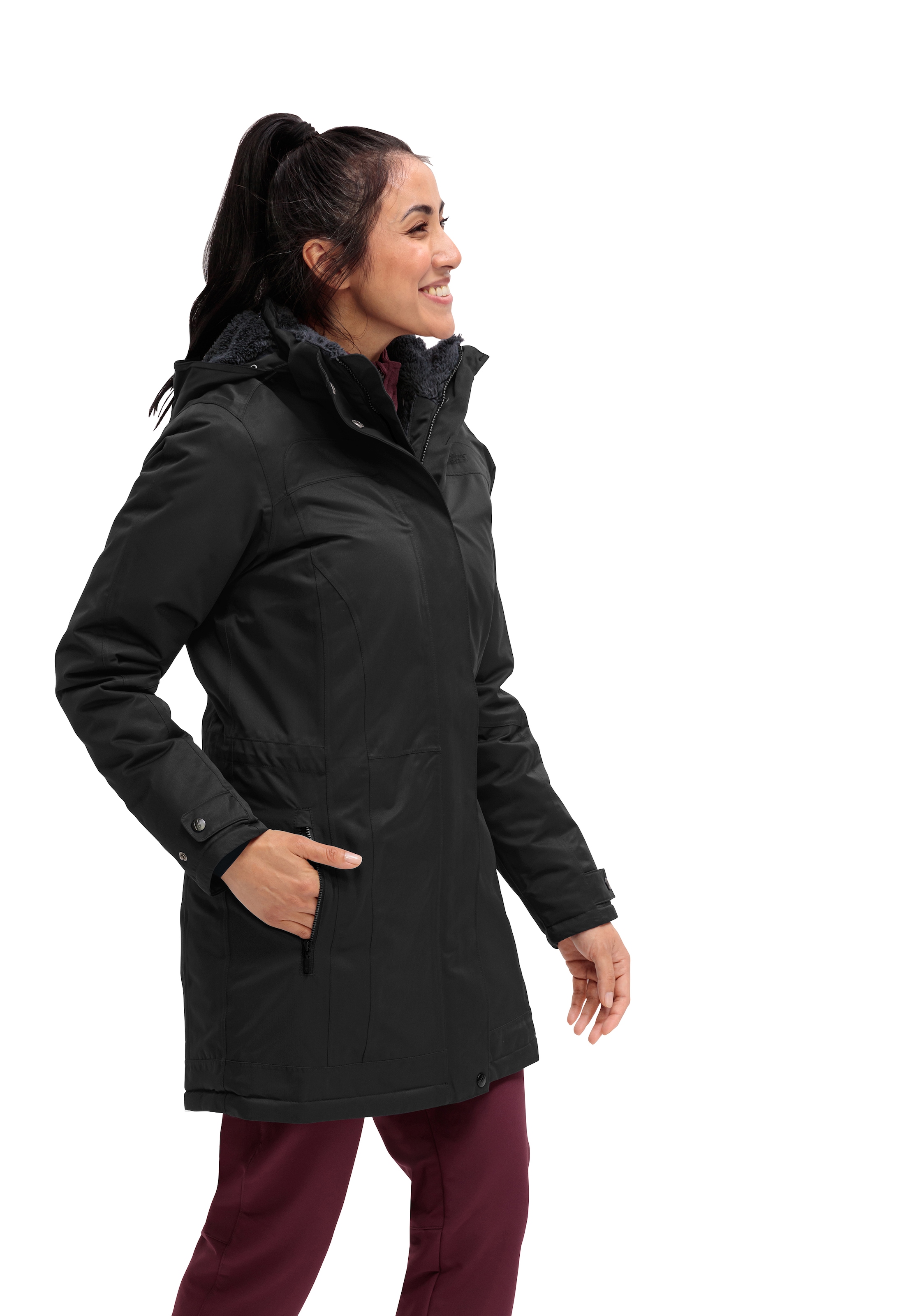 Maier Sports Funktionsjacke »Lisa 2.1«, Damen Mantel, atmungsaktiver Wintermantel, 2 RV-Taschen, Regular Fit