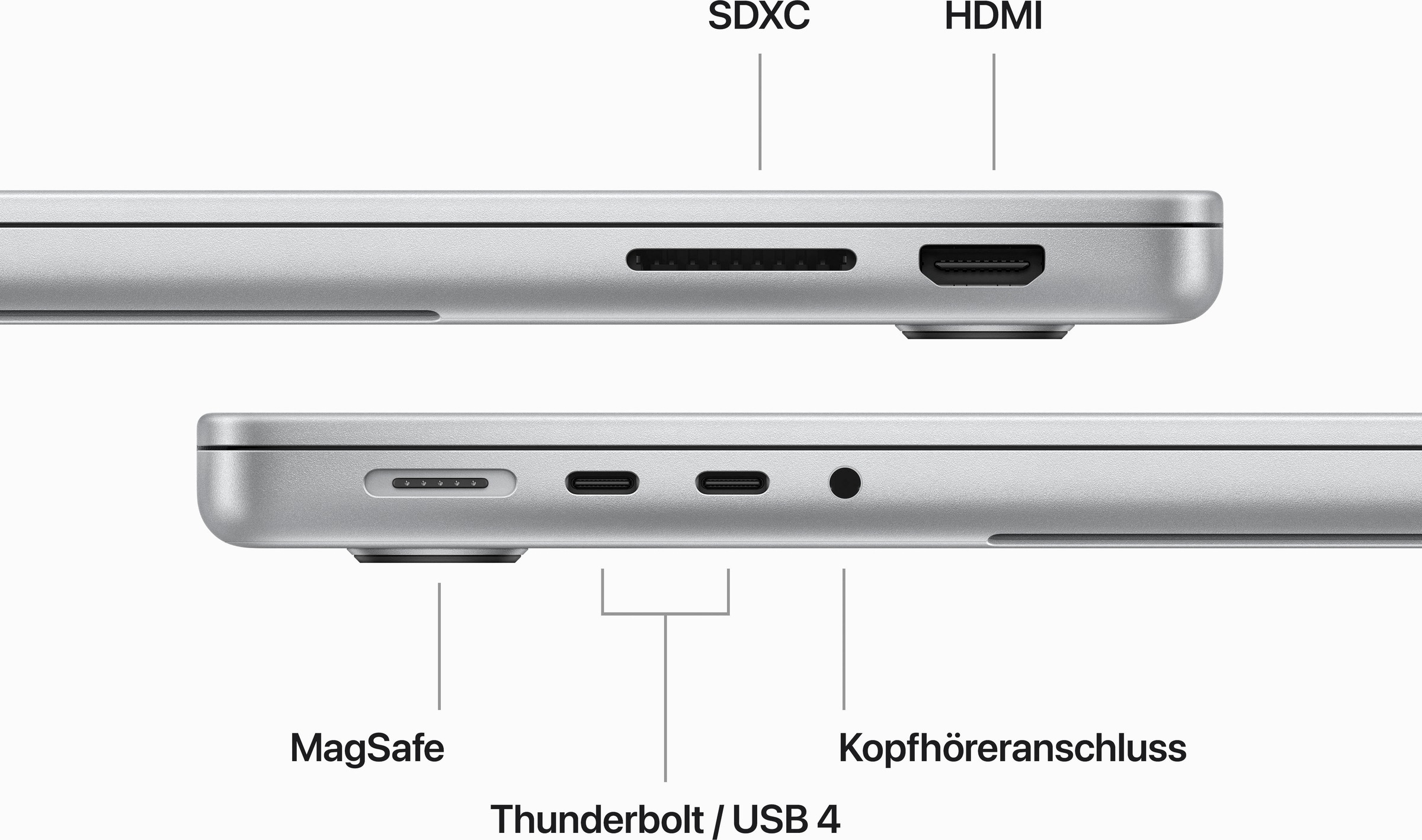 Apple Notebook »MacBook Pro 14''«, 35,97 cm, / 14,2 Zoll, Apple, M3, 10-Core GPU, 1000 GB SSD