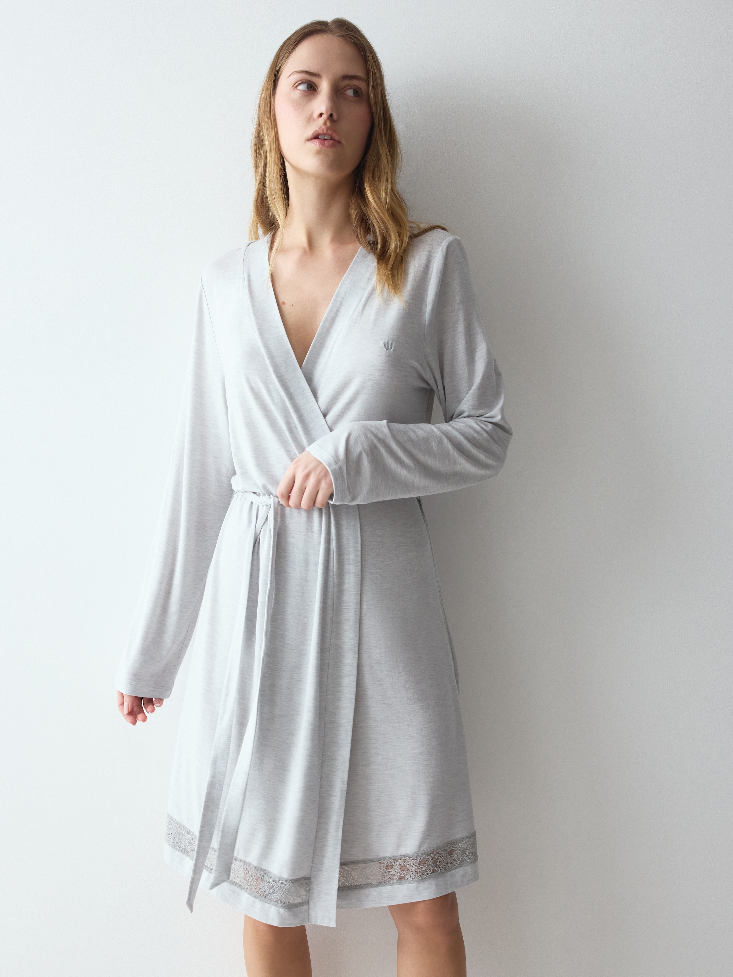 Triumph Morgenmantel "Comfort Allure Robe" weich und pflegeleicht