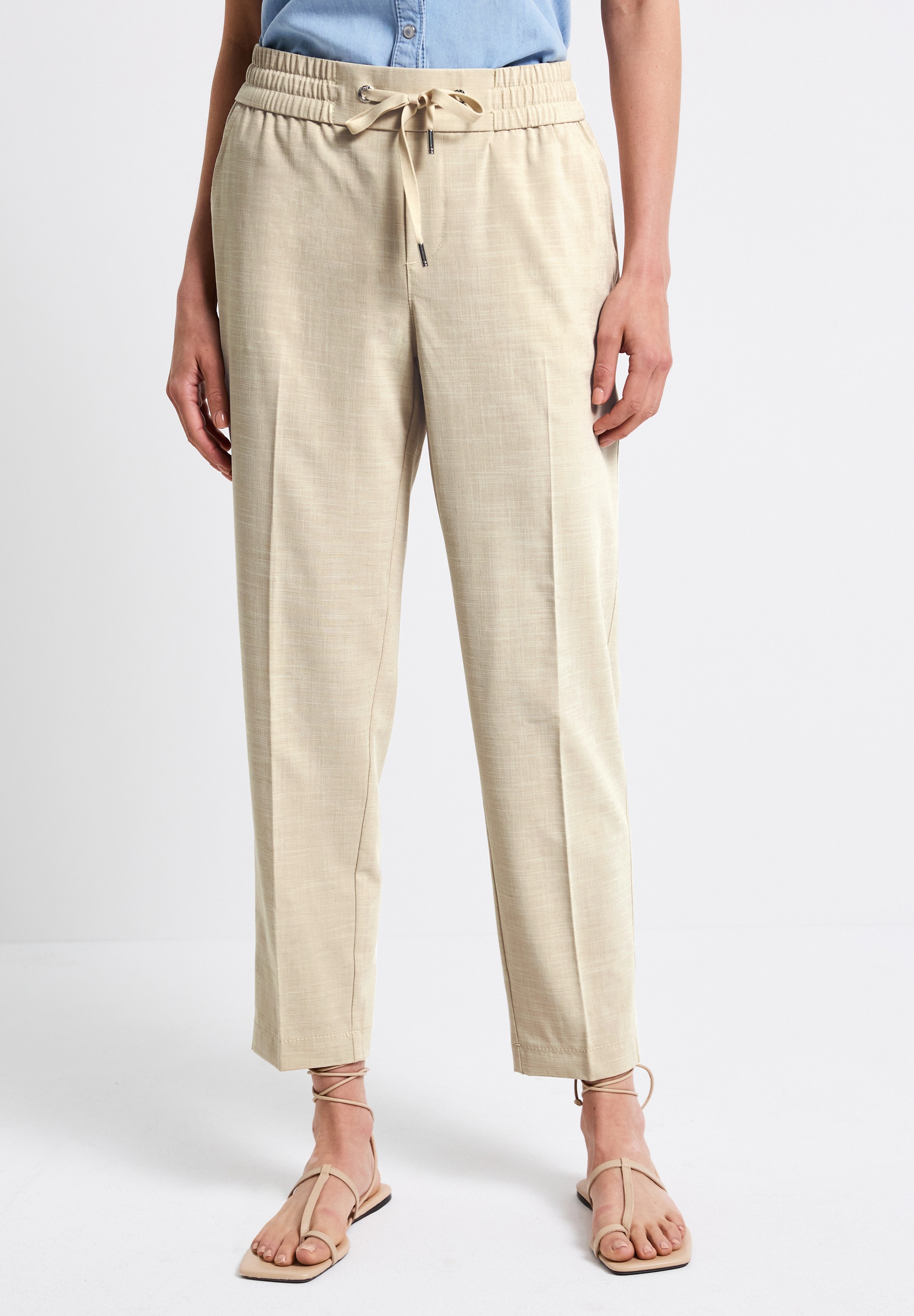 STREET ONE Bügelfaltenhose, Middle Waist günstig online kaufen