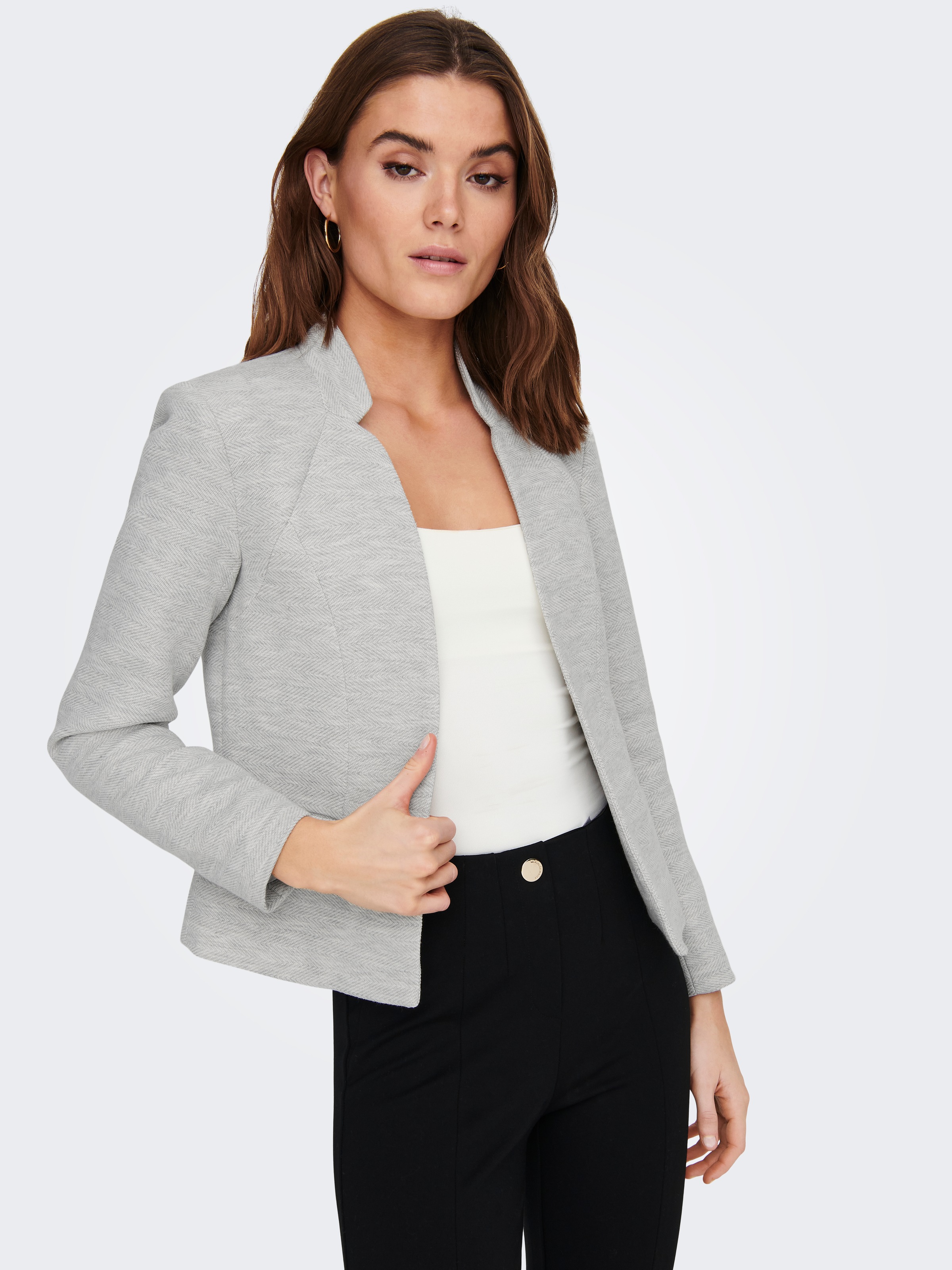 ONLY Kurzblazer "ONLADDY-LINEA L/S SHORT BLAZER CC TLR" Materialmix, regula günstig online kaufen