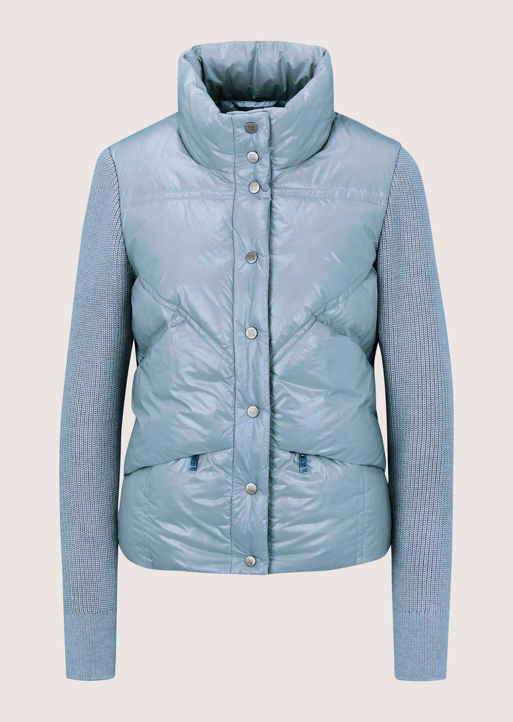 MADELEINE Kurzjacke »Steppjacke Sportive Übergangsjacke mit Strickärmeln« Strickärmel