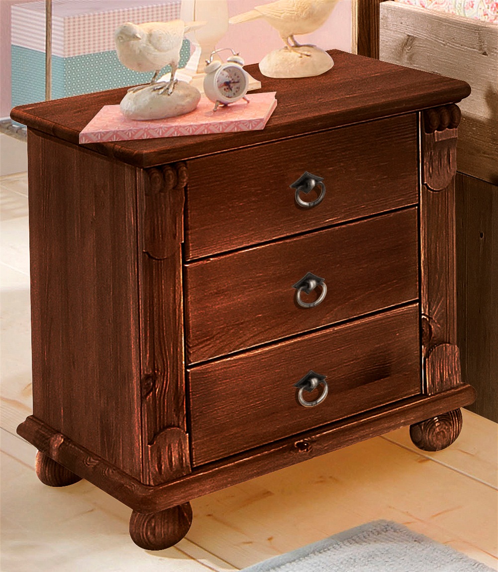 OTTO home Nachtkommode "Tessin" aus massiver FSC-zertifizierter Kiefer, mit günstig online kaufen