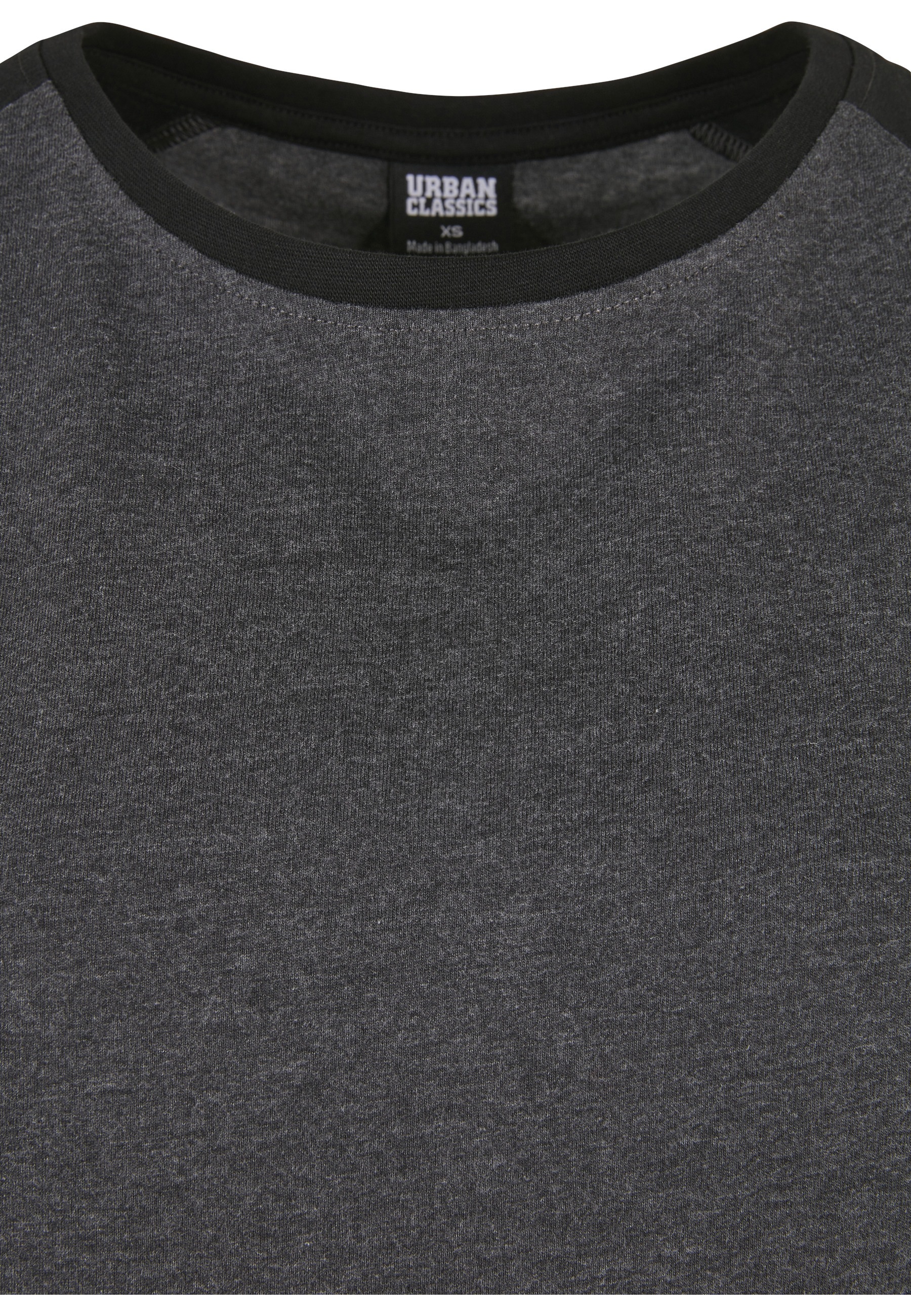 URBAN CLASSICS Shirtkleid »Urban Classics Damen Ladies Contrast Raglan Tee Dress« 1 Stk. tlg.