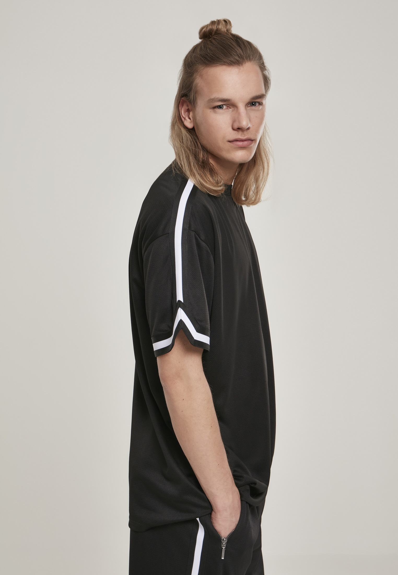 URBAN CLASSICS (1 T-Shirt kaufen BAUR »Herren Stripes | Tee«, tlg.) Oversized ▷ Mesh