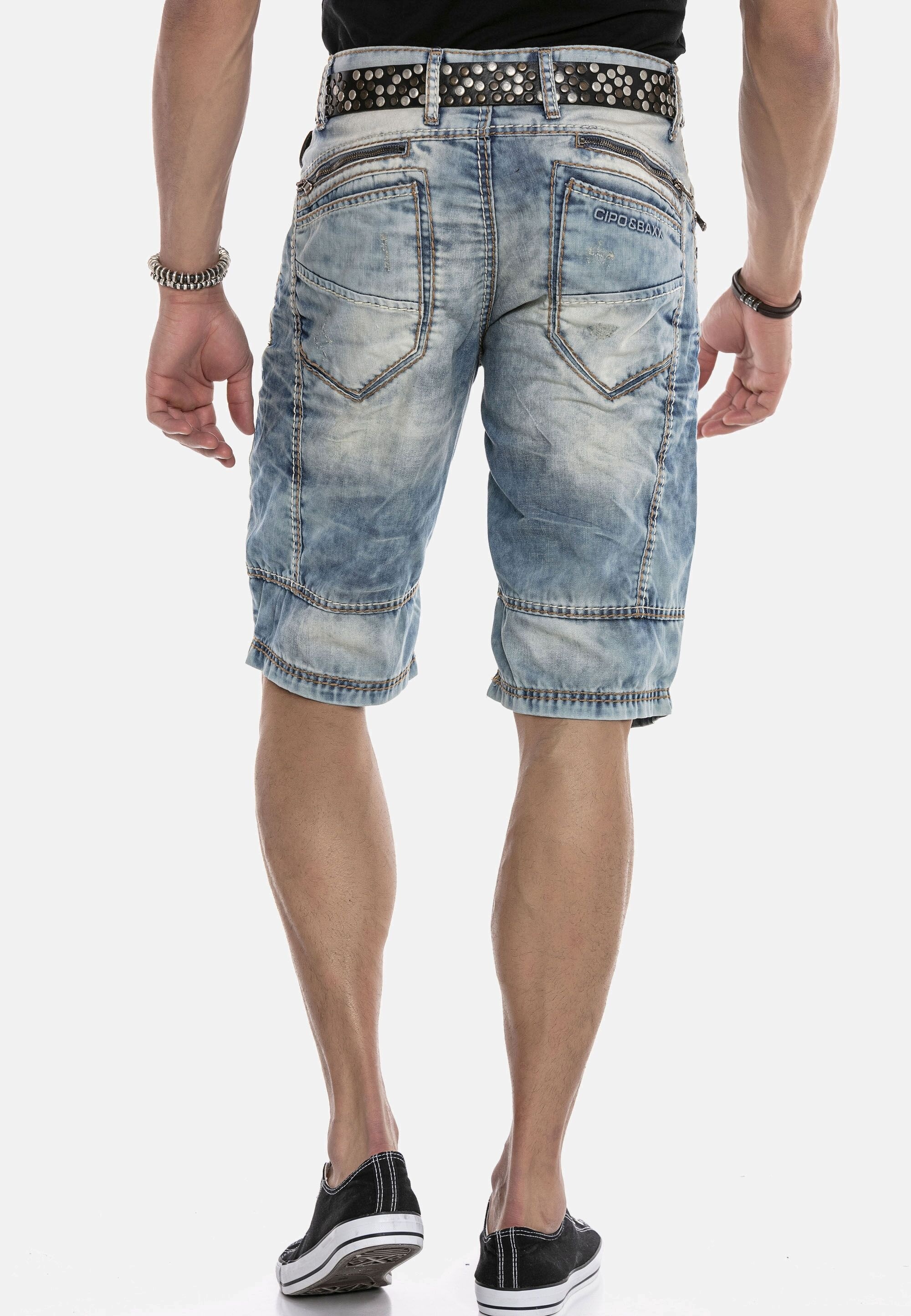 Cipo & Baxx Jeansbermudas "Bermuda & Short", aus reiner Baumwolle günstig online kaufen