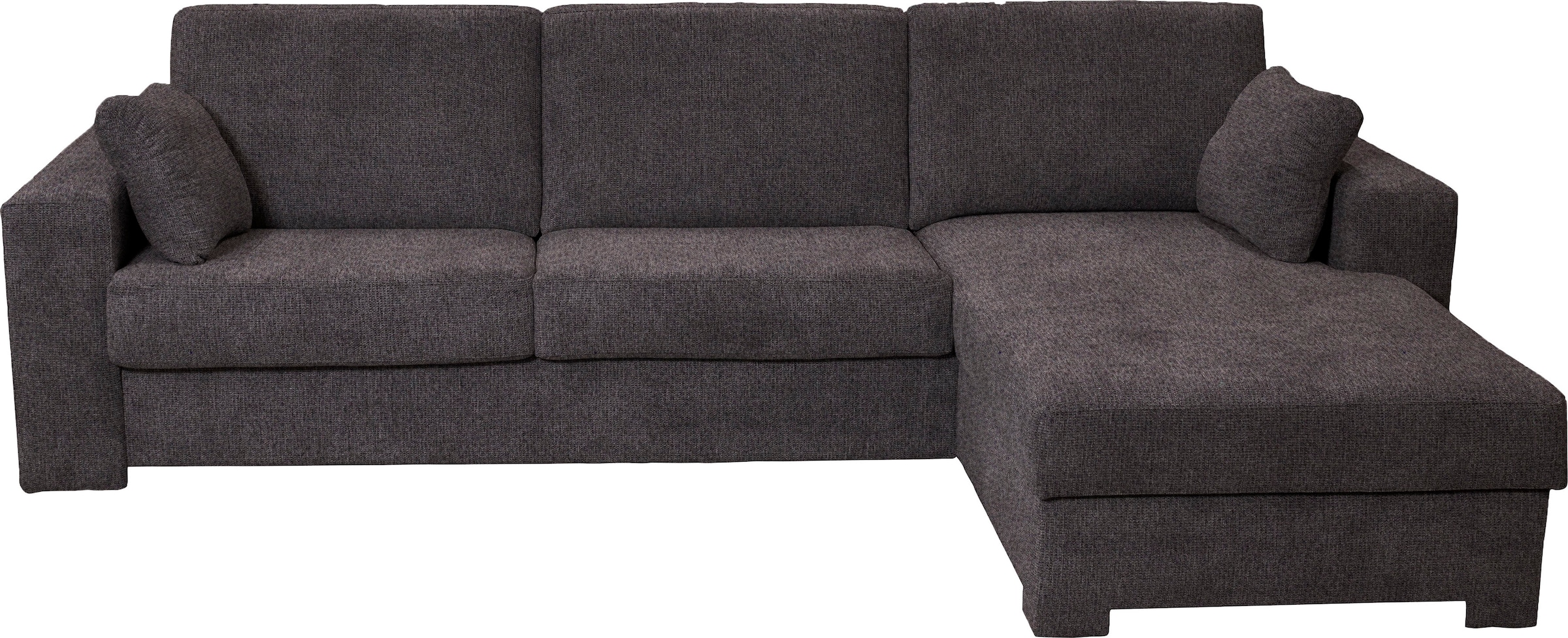 Home affaire Ecksofa »Roma "M" Matratzenhöhe 14 cm, Dauerschlaffunktion, mit Unterfederung,«, Liegemaße ca 143x198 cm, L-Form