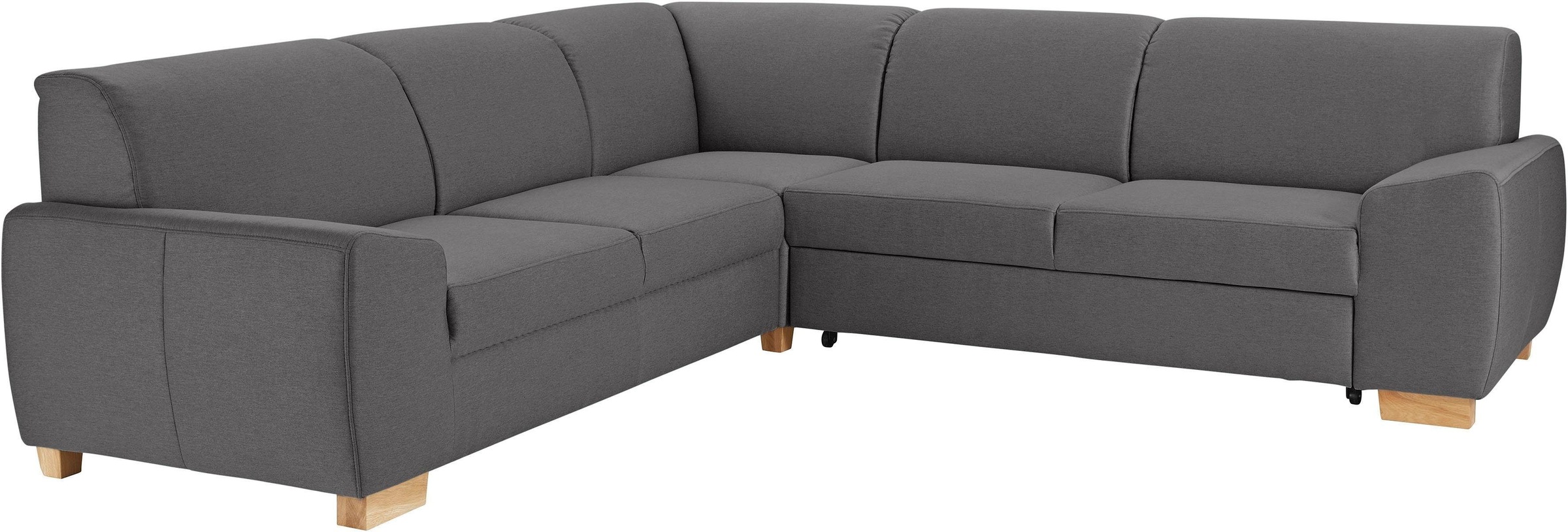 Thumbnail - DOMO collection Ecksofa "Incanto kubische Formensprache, komfortabel, flache Armlehnen, L-Form" wahlweise mit Bettfunkti...