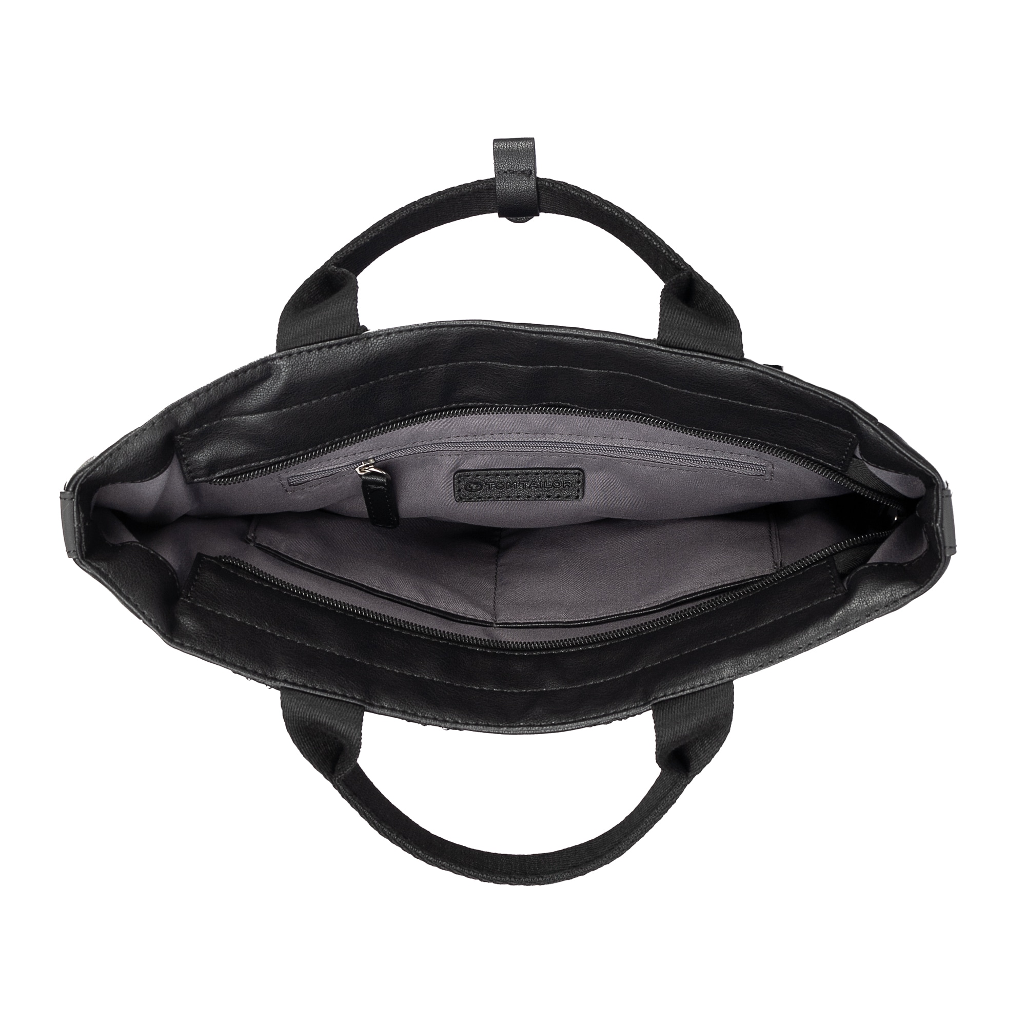 TOM TAILOR Rucksack »Skylar«, Konkav gestepptes Kunstleder, feines Gewebeband und Reflektelemente
