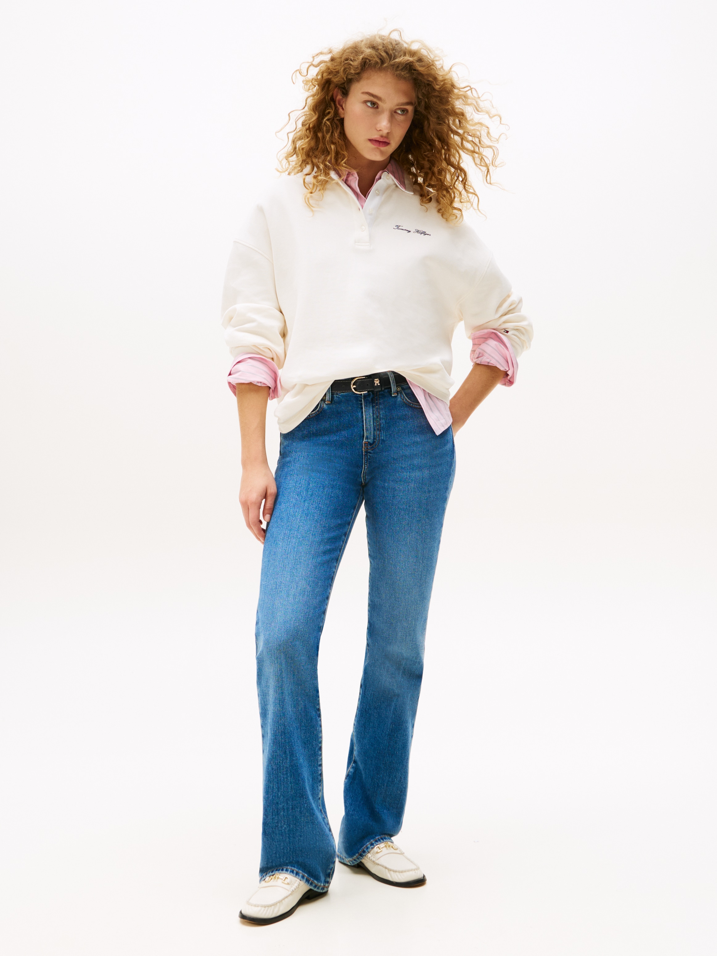 Tommy Hilfiger Bootcut-Jeans »DNM FLO BOOTCUT RW«