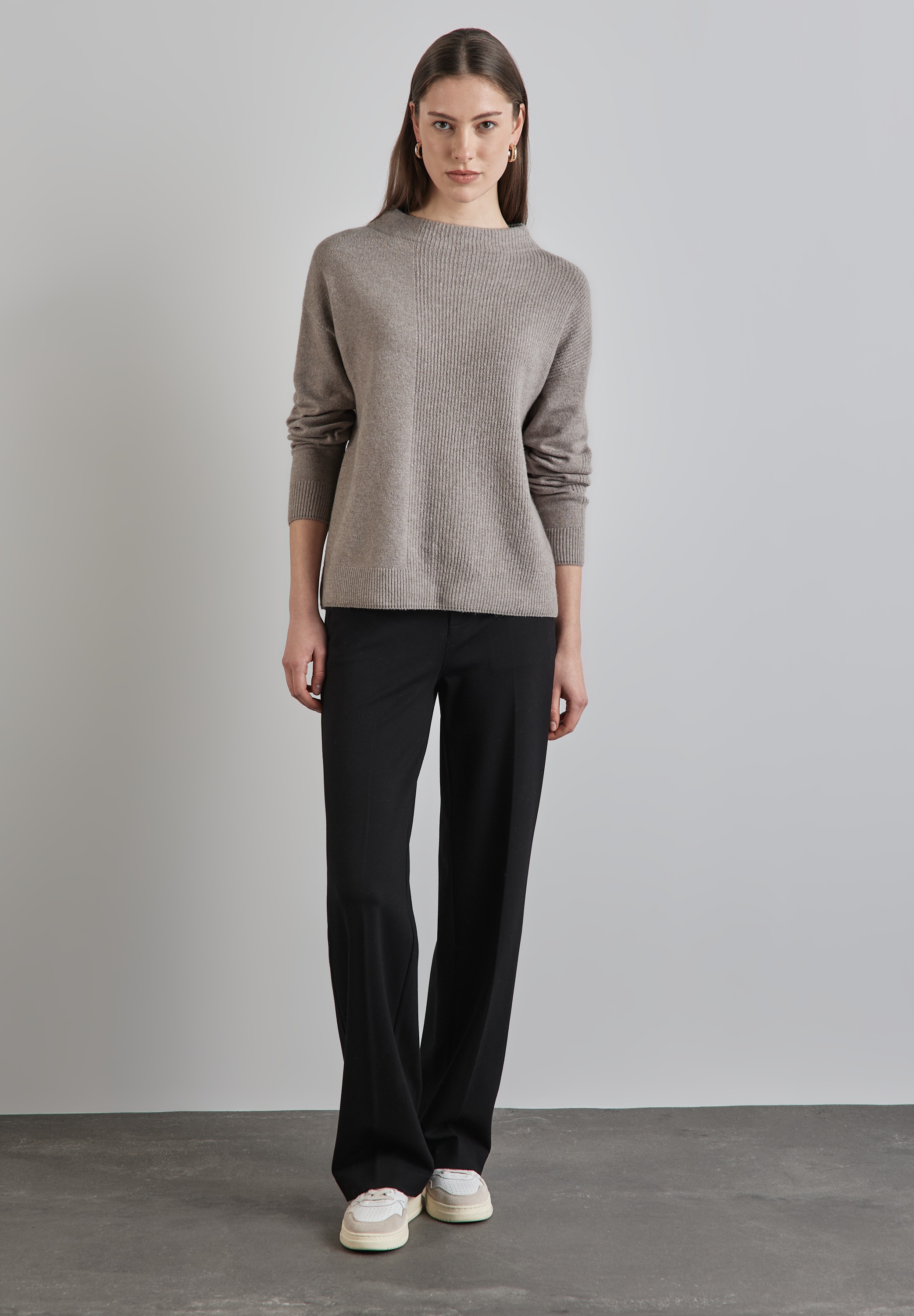STREET ONE Strickpullover, im soften Baumwoll-Mix
