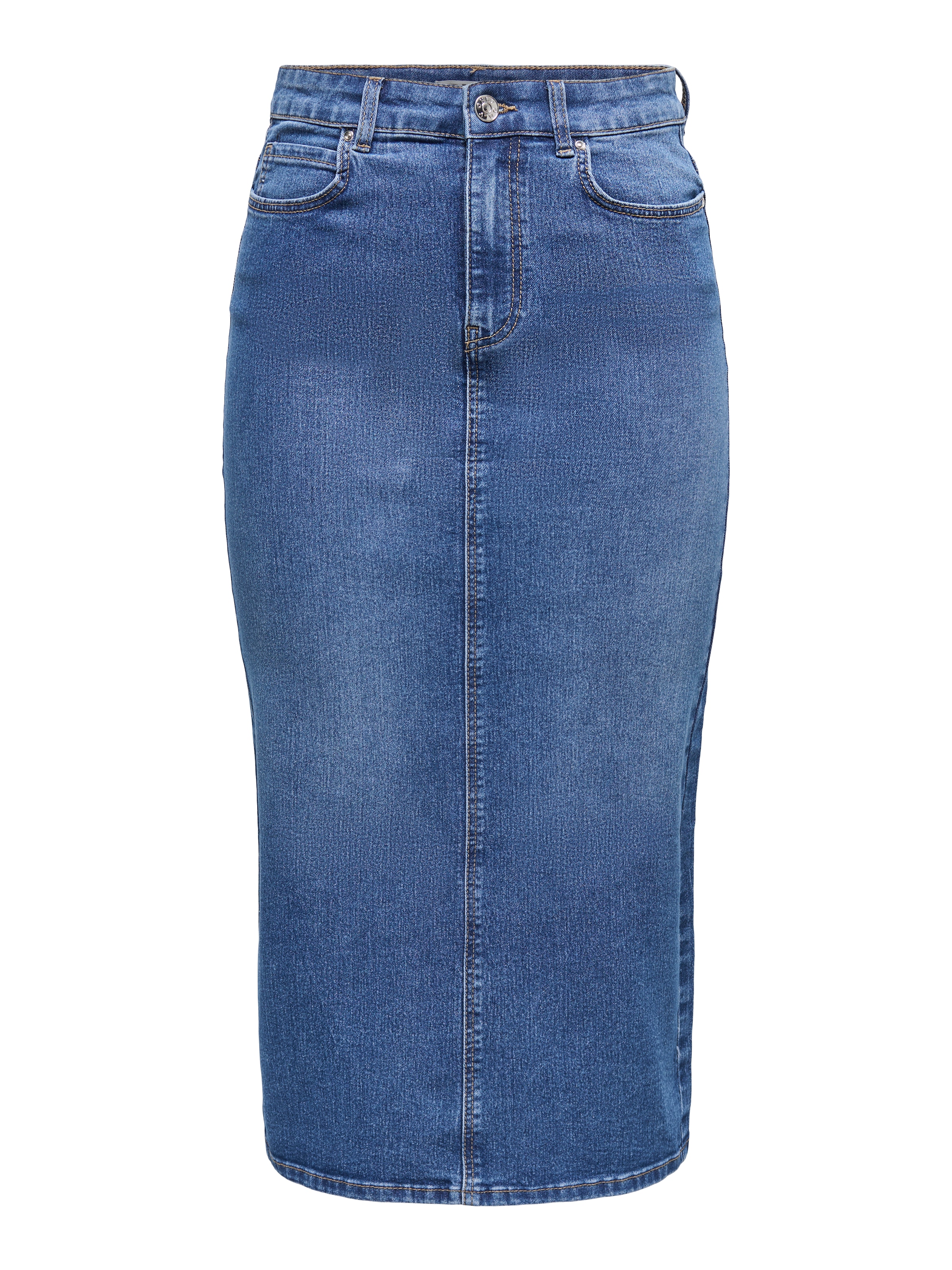 ONLY Jeansrock "ONLWONDER MIDI BACK SLIT SKIRT PIM DNM" günstig online kaufen