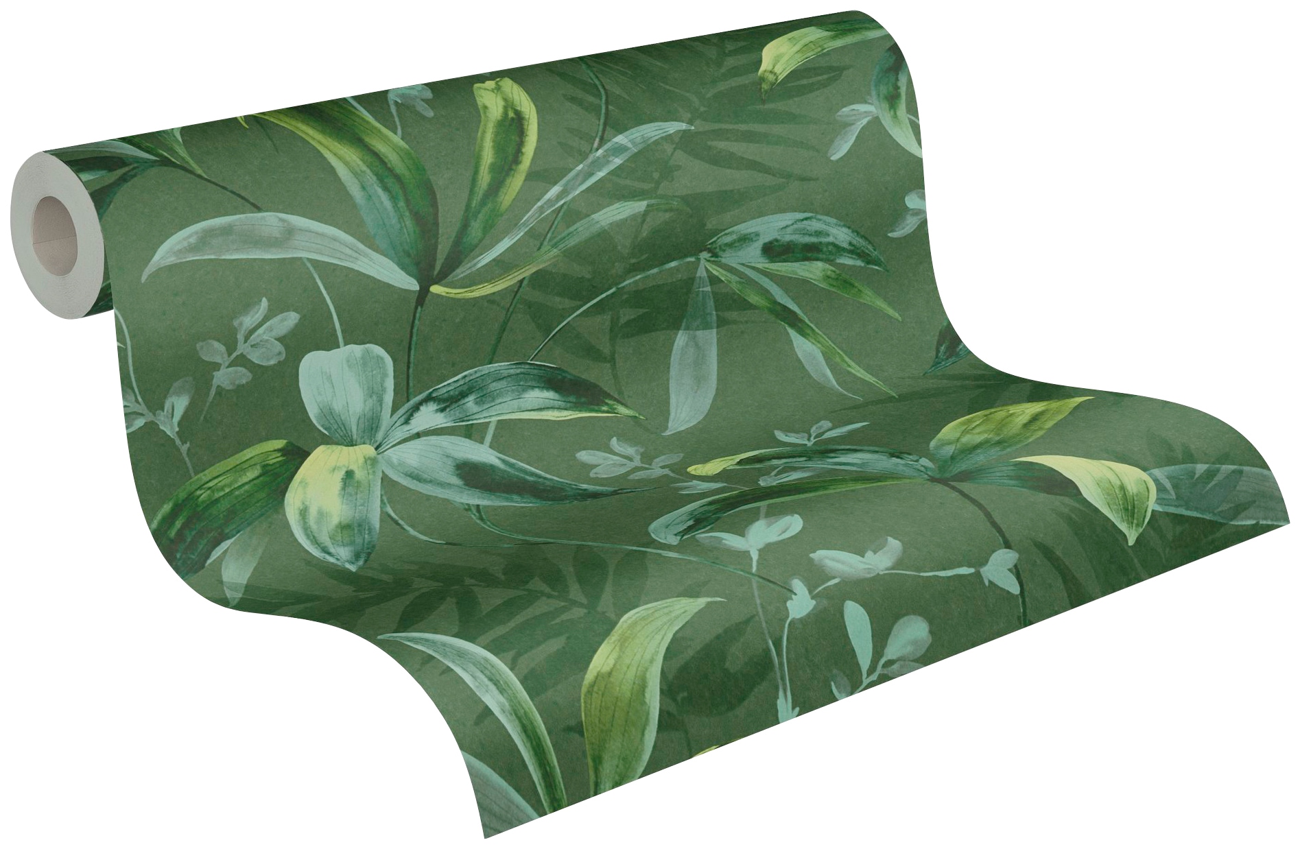 Architects Paper Vliestapete »Jungle Chic«, floral-botanisch-tropisch, Palmentapete Tapete Dschungel Tapeten Wohnzimmer Schlafzimmer Küche