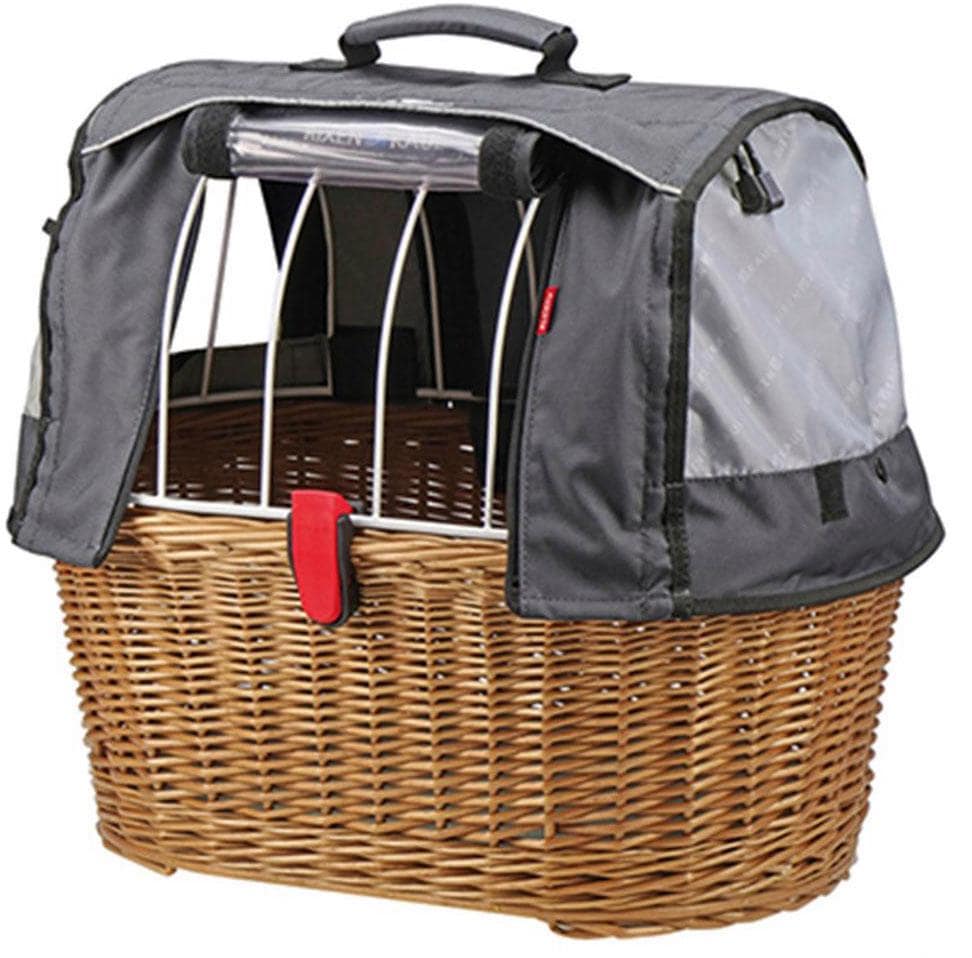 KlickFix Fahrradkorb »Weidenkorb Doggy Basket Plus«