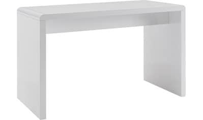Schreibtisch, Weiß hochglanz lackiert