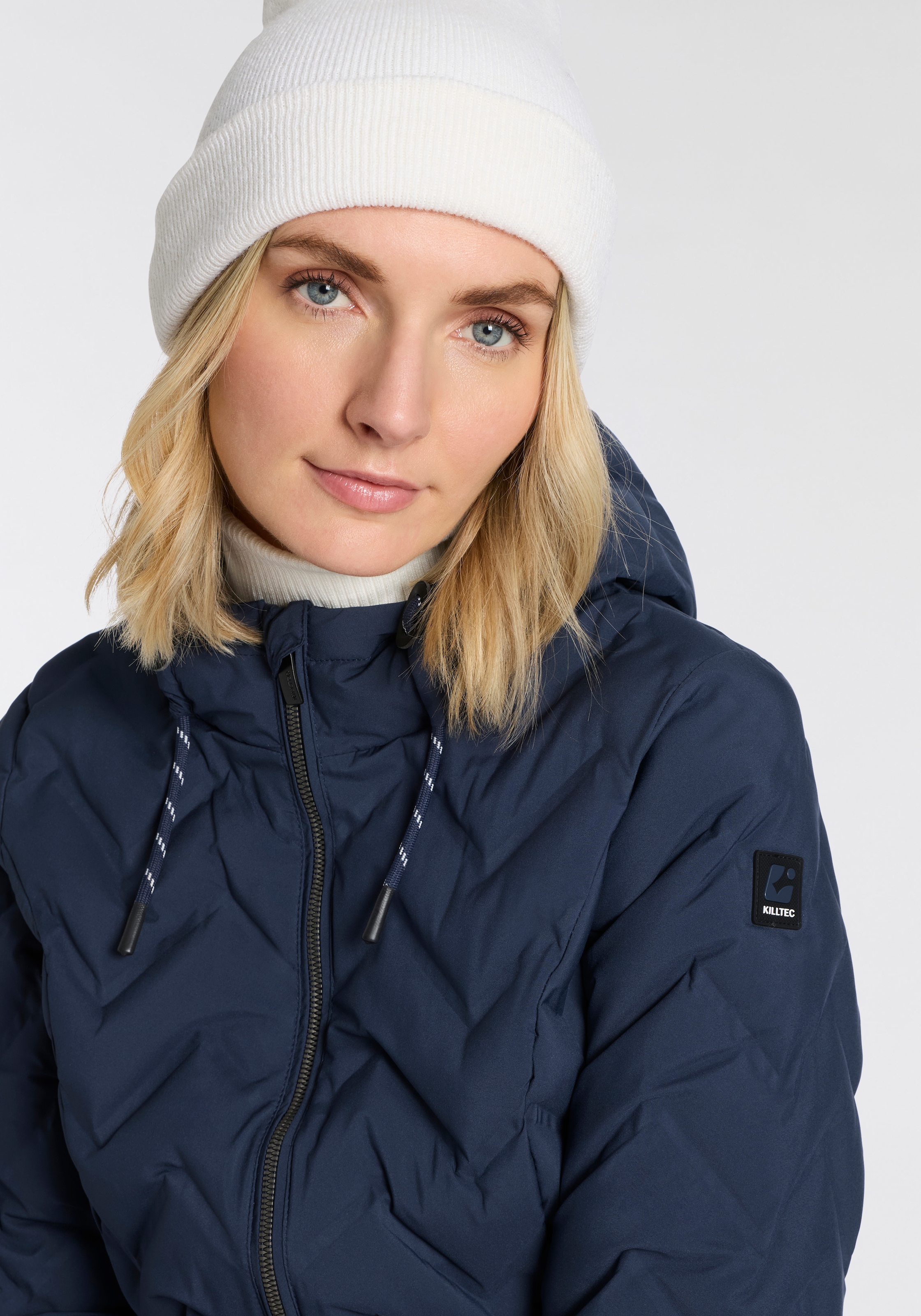 Killtec Steppjacke »KOW 23 WMN QLTD JCKT« wasserabweisend, windabweisend, mit verstellbarer Kapuze