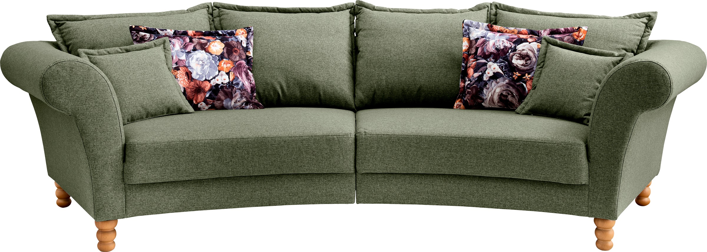 Home affaire Big-Sofa "Tassilo geschwungene Formensprache, bequem, Mega Sof günstig online kaufen