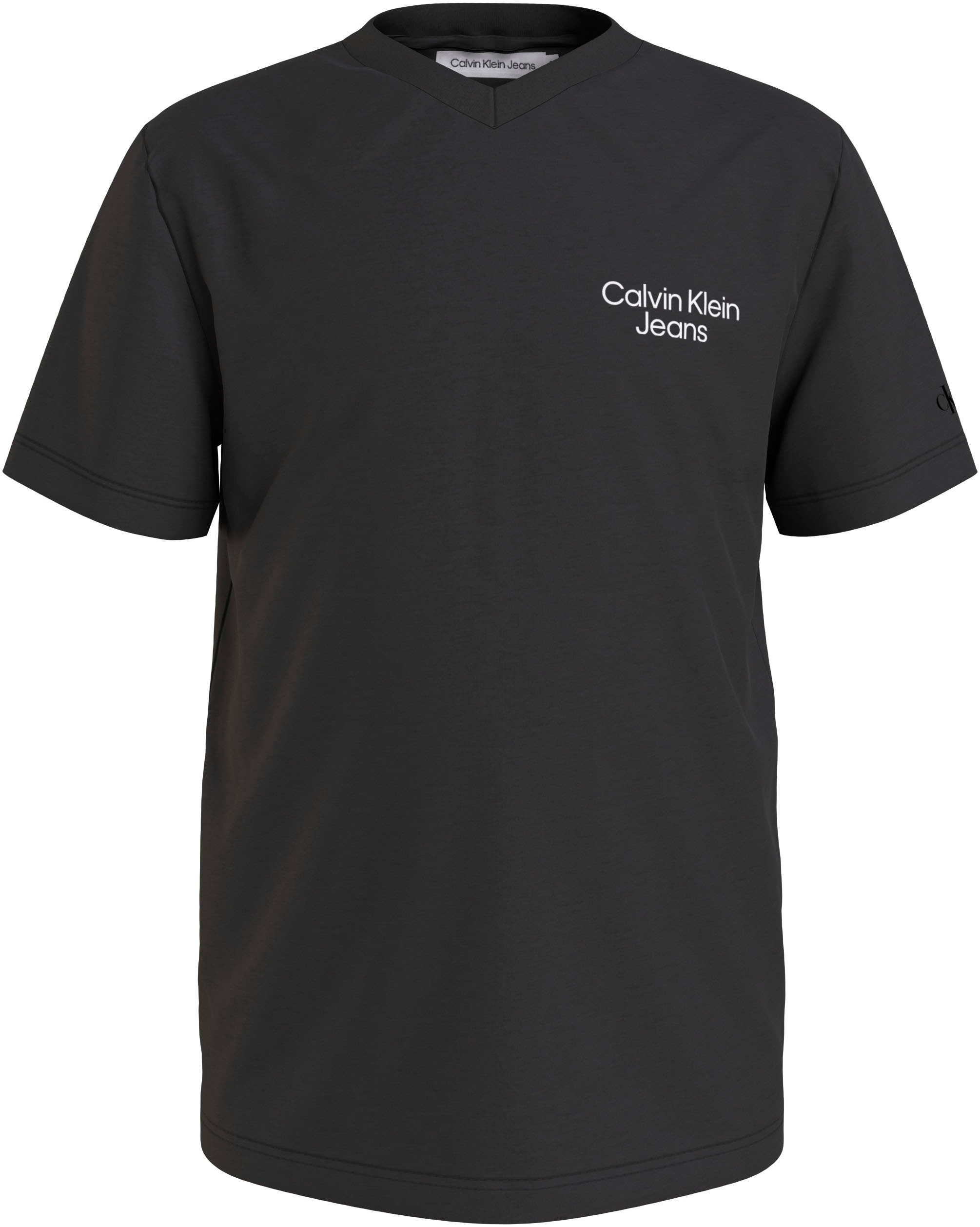 Calvin Klein Jeans LOGO »CKJ T-SHIRT« online kaufen V-NECK STACK BAUR | T-Shirt