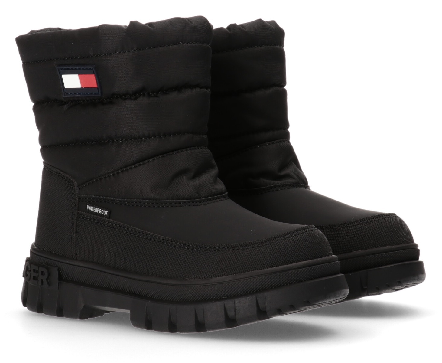 Tommy Hilfiger Winterstiefel, Snowboots, Outdoorstiefel mit Kordelzug und Reißverschluss