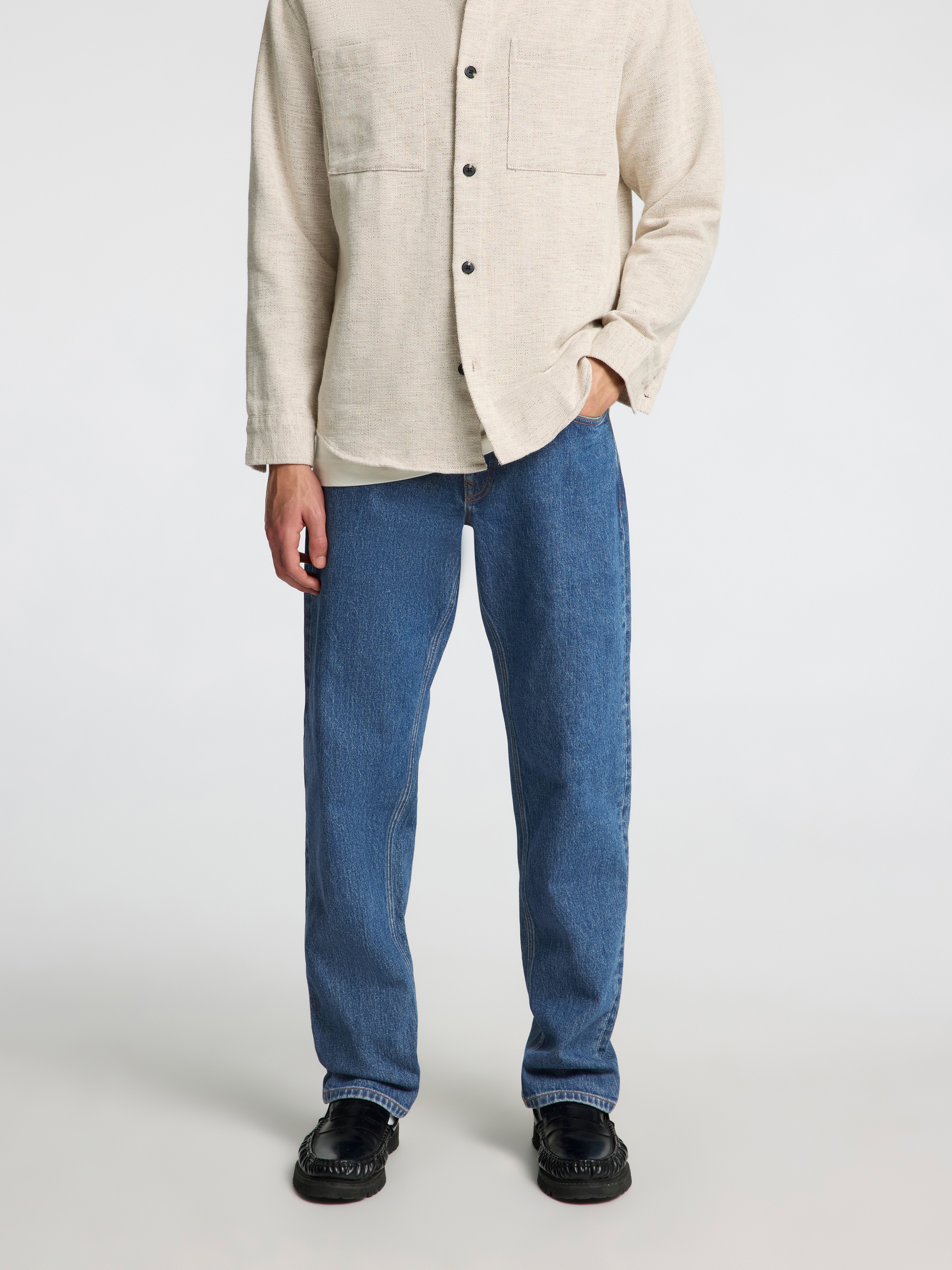 SELECTED Straight-Jeans "SLH196-STRAIGHT BEN KORI JEANS NOOS" günstig online kaufen