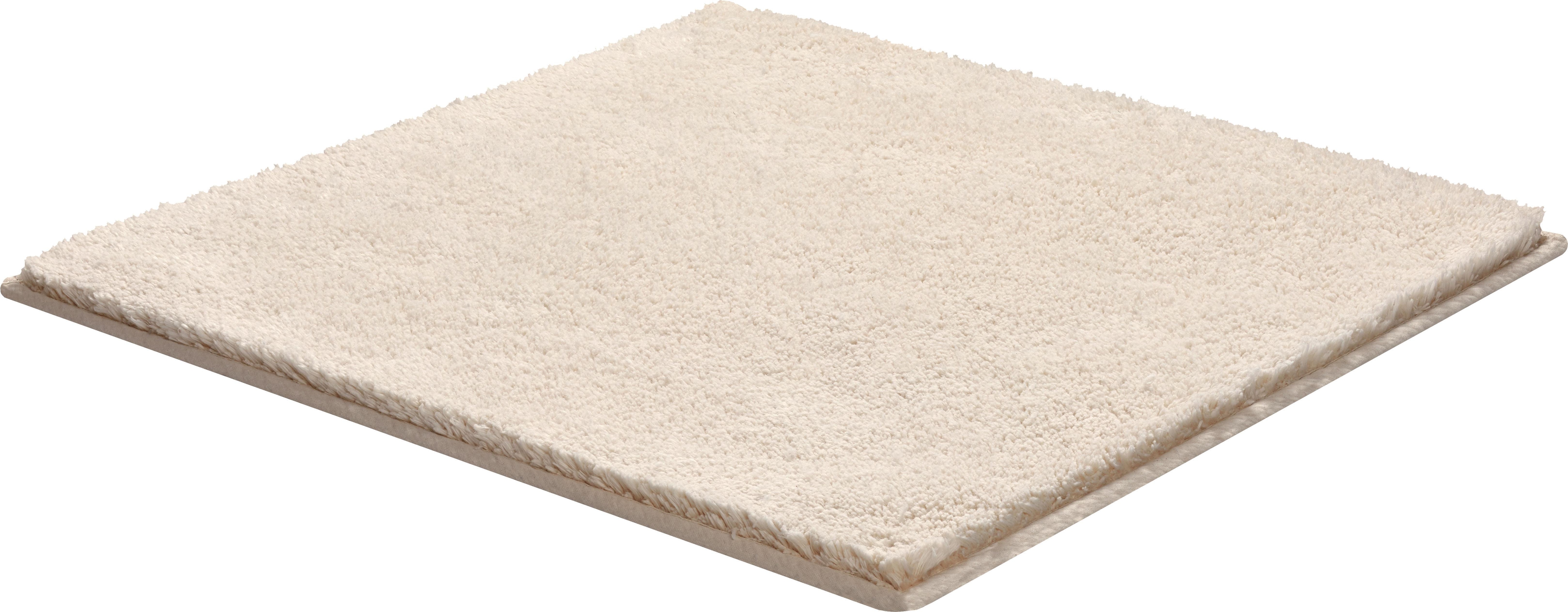 Grund Badematte "Marla" Höhe 14 mm rutschhemmend beschichtet fußbodenheizungsgeeignet Uni Farben, besonders feiner, flauschiger Flor