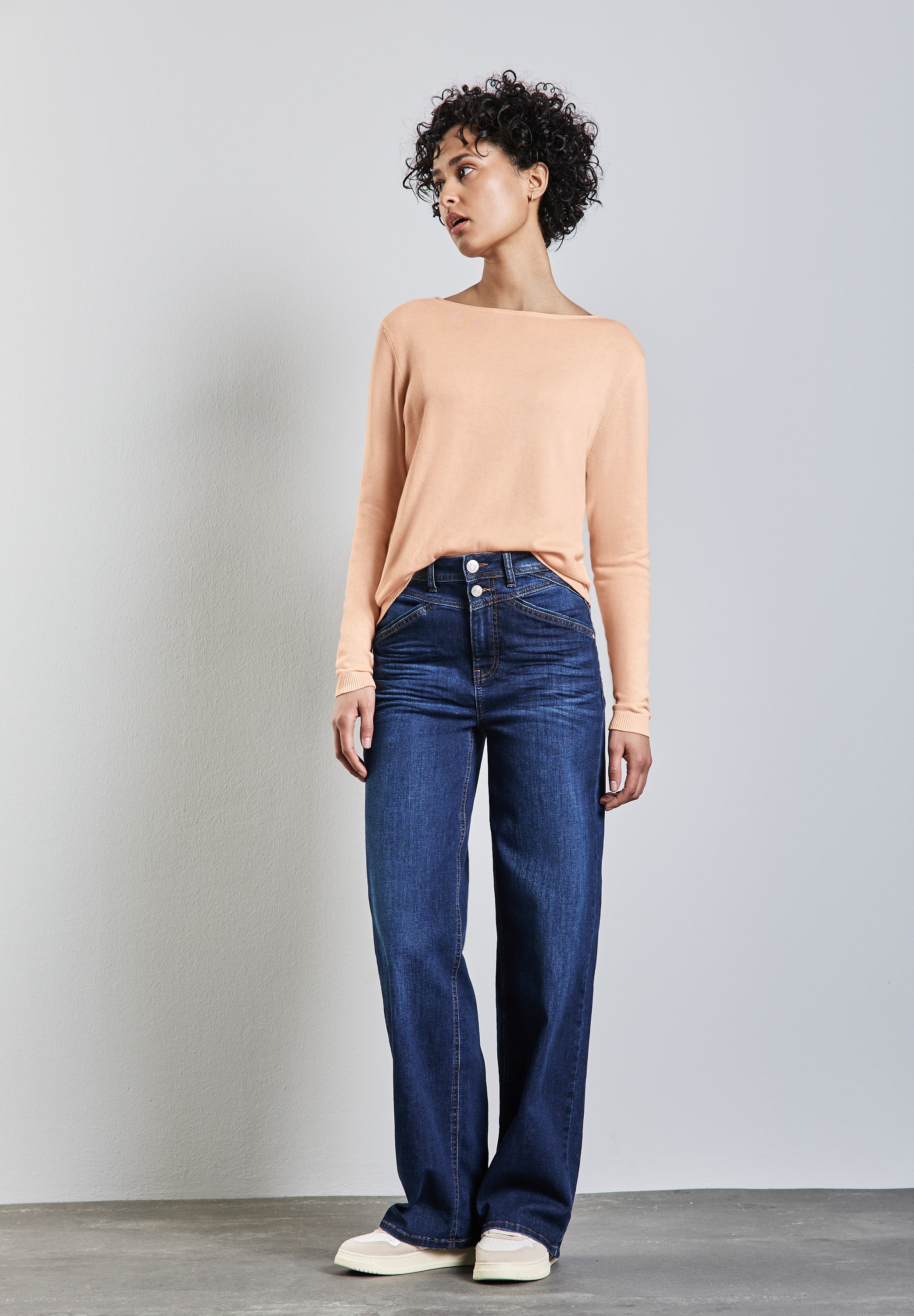 Thumbnail - STREET ONE Strickpullover, mit U-Boot-Ausschnitt