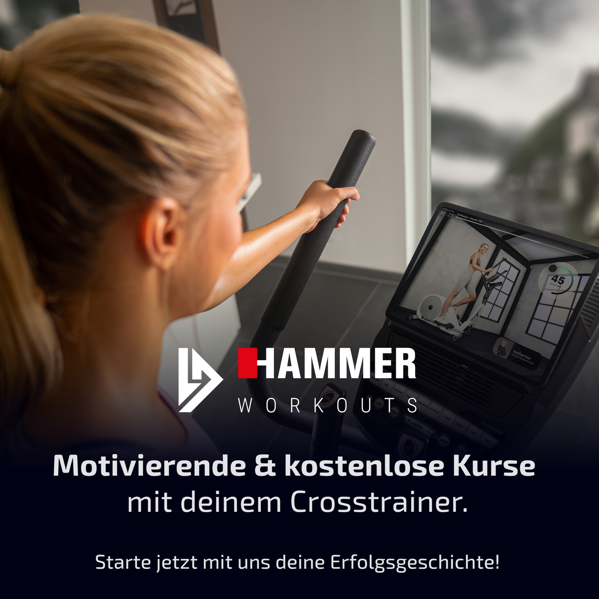 Hammer Power-Stepper »Cross-Stepper«, Fitness-Apps per Smartphone/Tablet |  BAUR