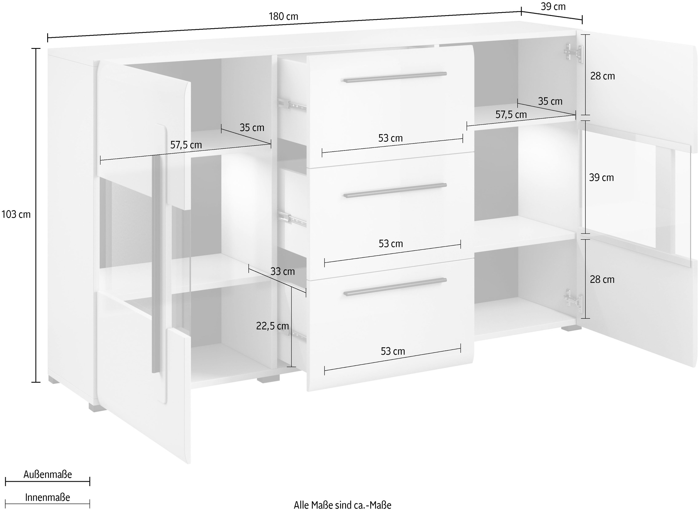 Helvetia Sideboard »Tulsa« BAUR 