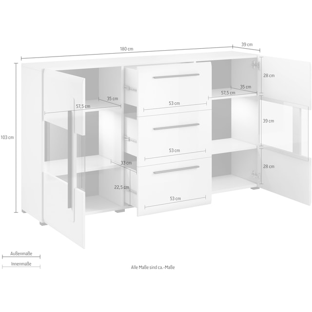 Helvetia Sideboard »Tulsa« | BAUR