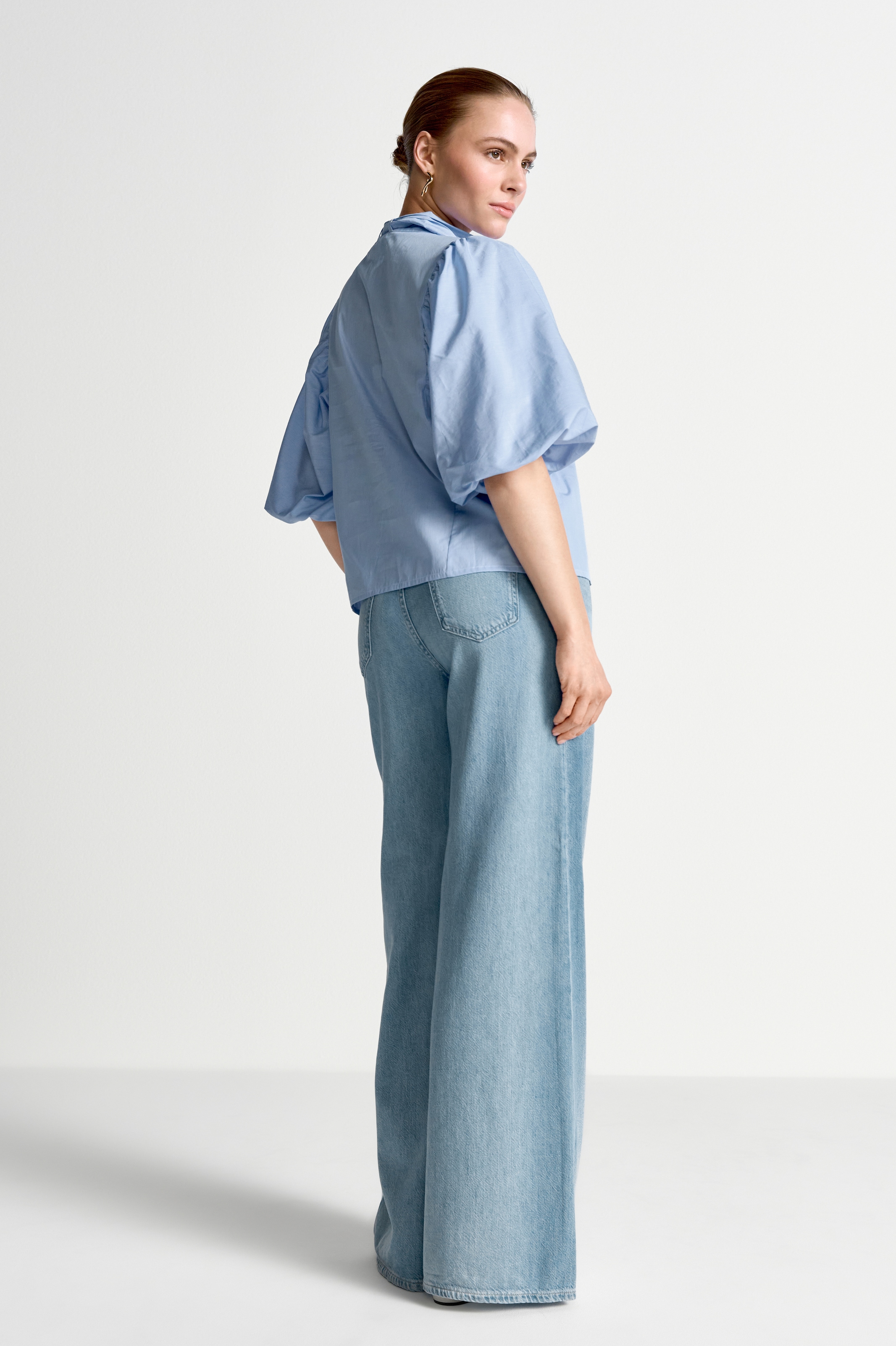 RICHROYAL Blusentop Regular fit mit Puffärmeln