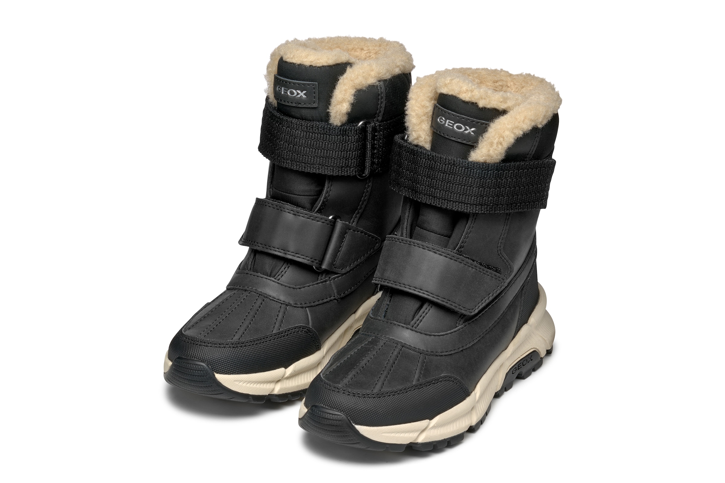 Geox Winterstiefel "J FLEXYPER PLUS BOY" Snowboots, Klettstiefel mit Warmfu günstig online kaufen