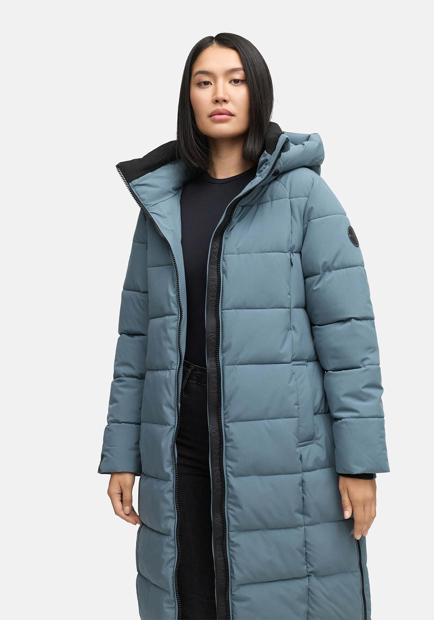 Marikoo Winterjacke "Lanitaa" Steppmantel mit abnehmbarer Kapuze