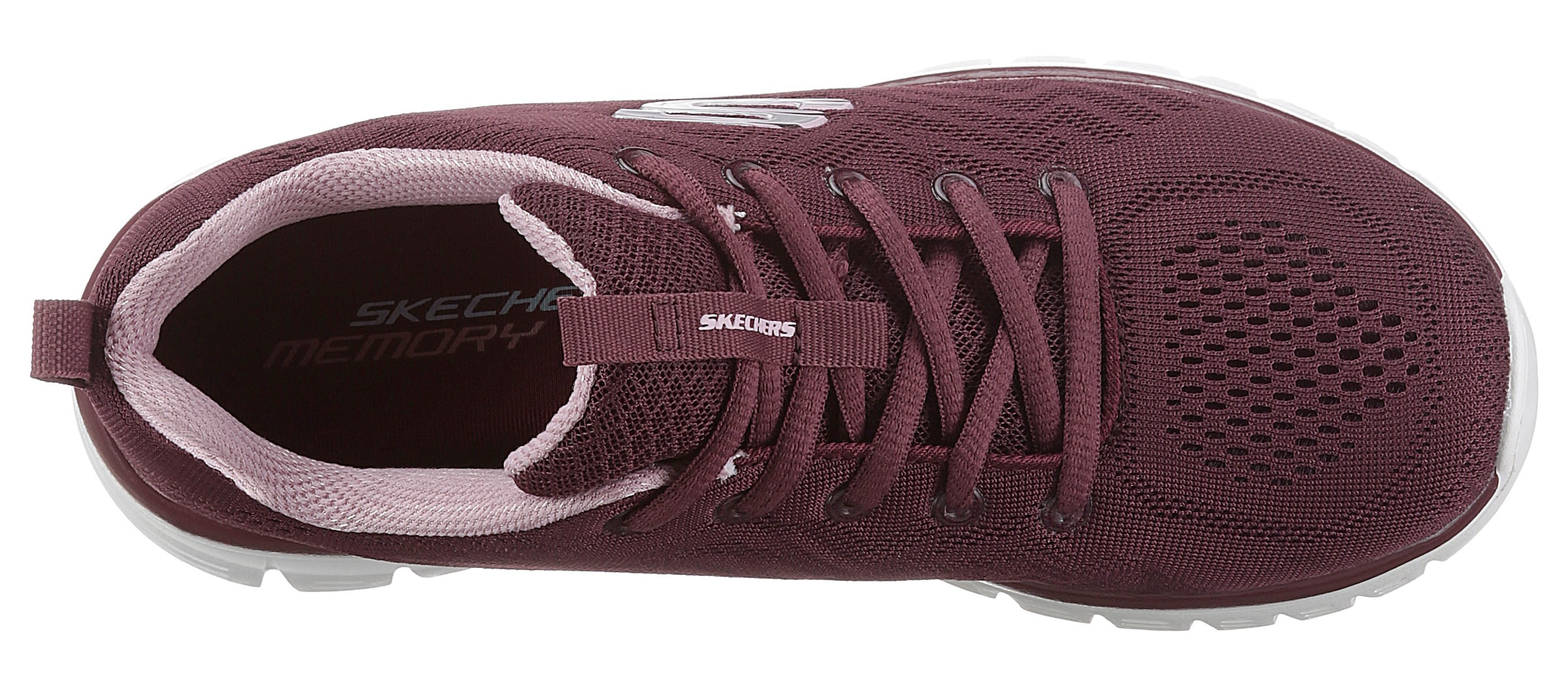 Skechers Sneaker »Graceful - Get Connected«, mit Memory Foam, Freizeitschuh, Halbschuh, Schnürschuh