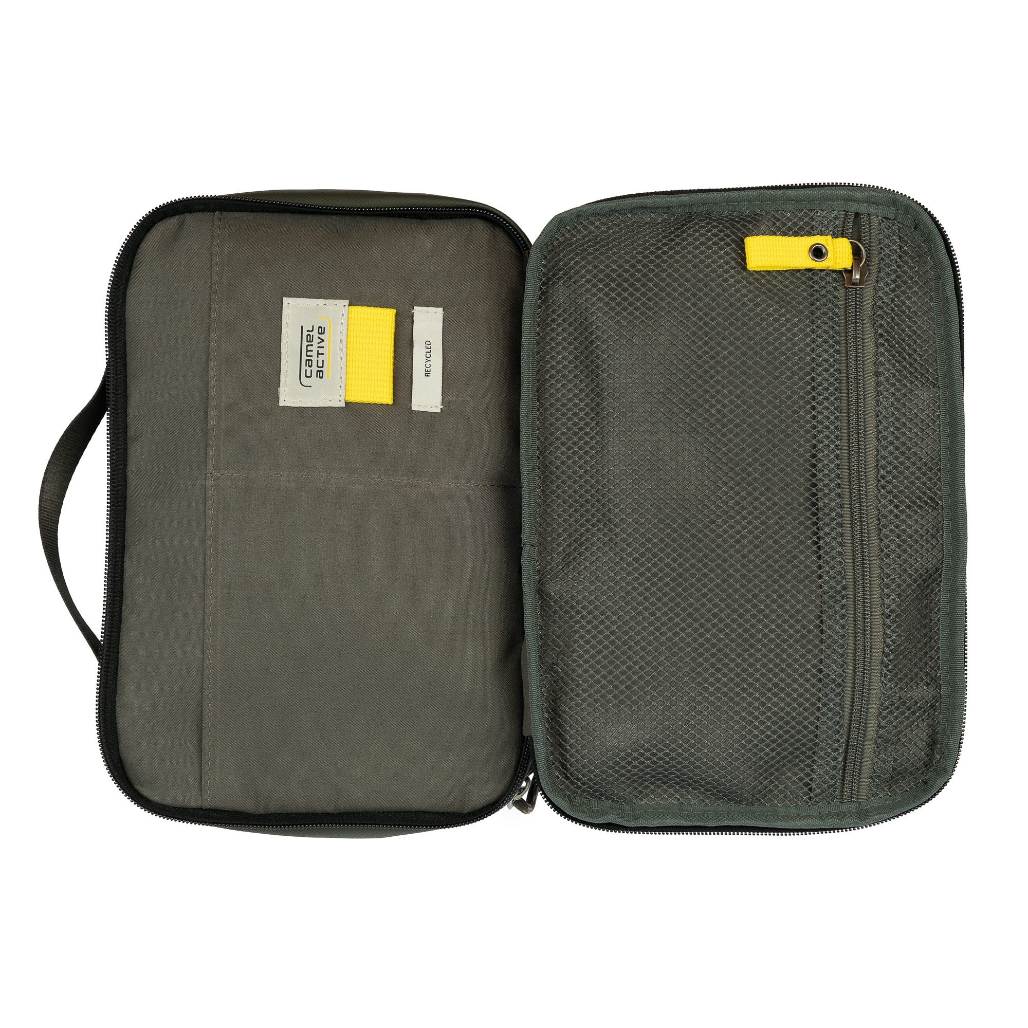 camel active Kulturbeutel »Explore« Unisex Kosmetiktasche mit reflektierende Reißverschlüsse