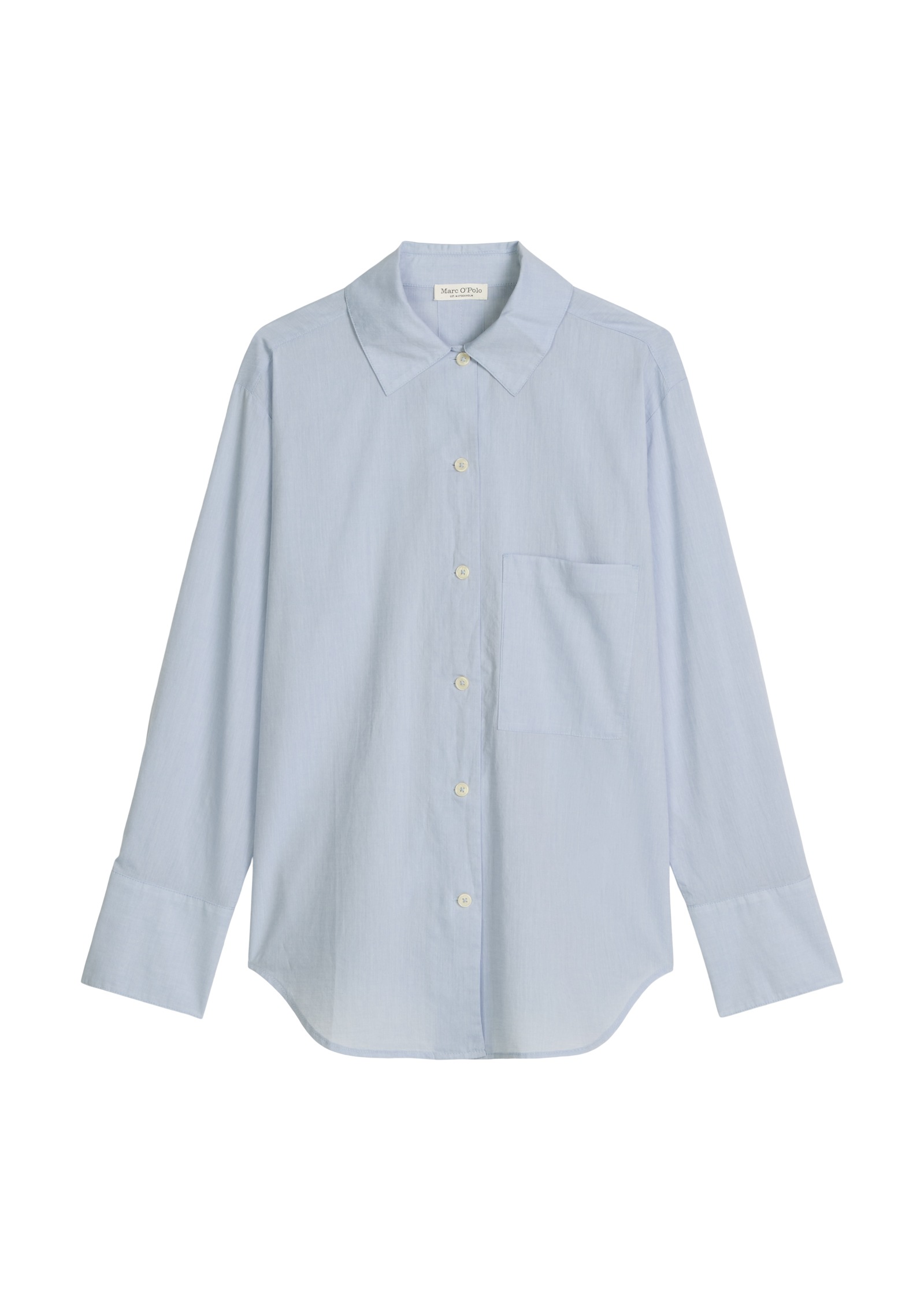 Marc O'Polo Langarmbluse »aus Baumwoll-Chambray«
