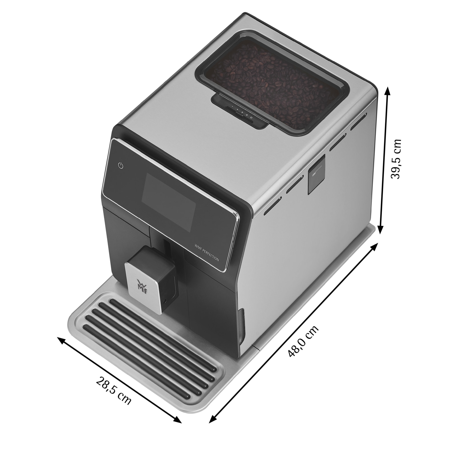 WMF Kaffeevollautomat »Perfection 860L CP853D15«, intuitive Benutzeroberfläche, perfekter Milchschaum, selbstreinigend