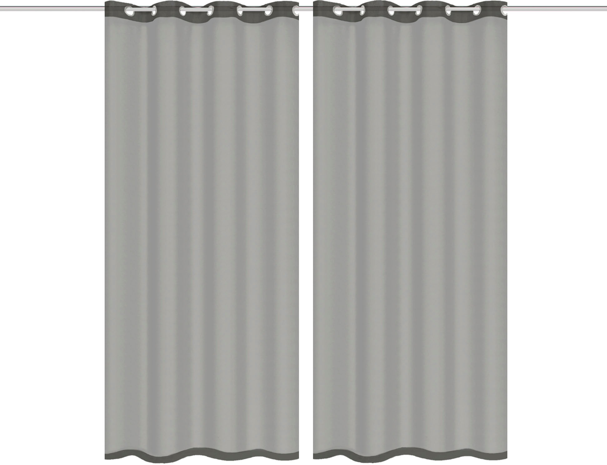 HOME WOHNIDEEN Gardine "DOLLY" Ösen 2 Stk. tlg. transparent günstig online kaufen