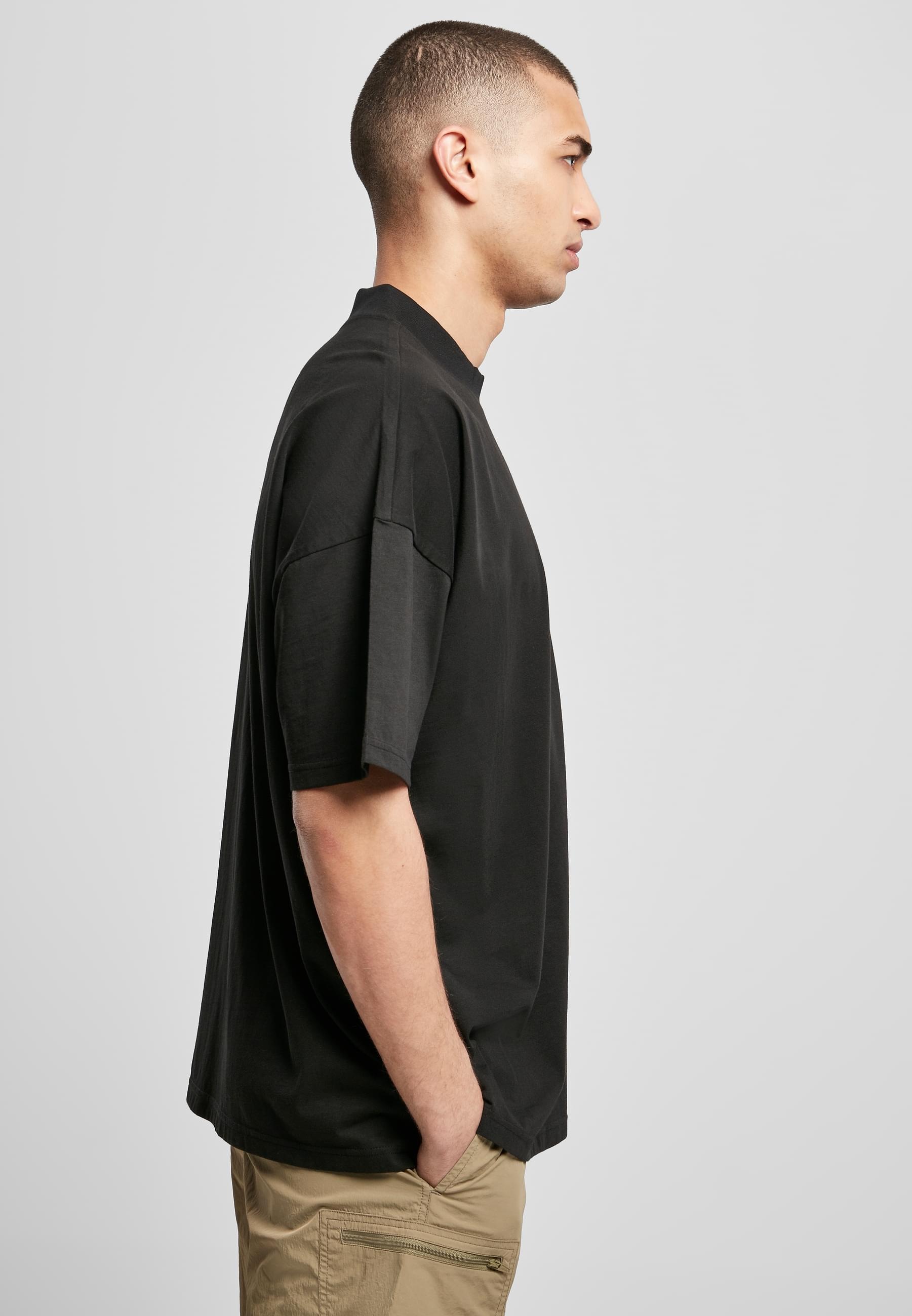 URBAN CLASSICS T-Shirt »Urban Classics Herren Oversized Mock Neck Tee«, (1 tlg.)