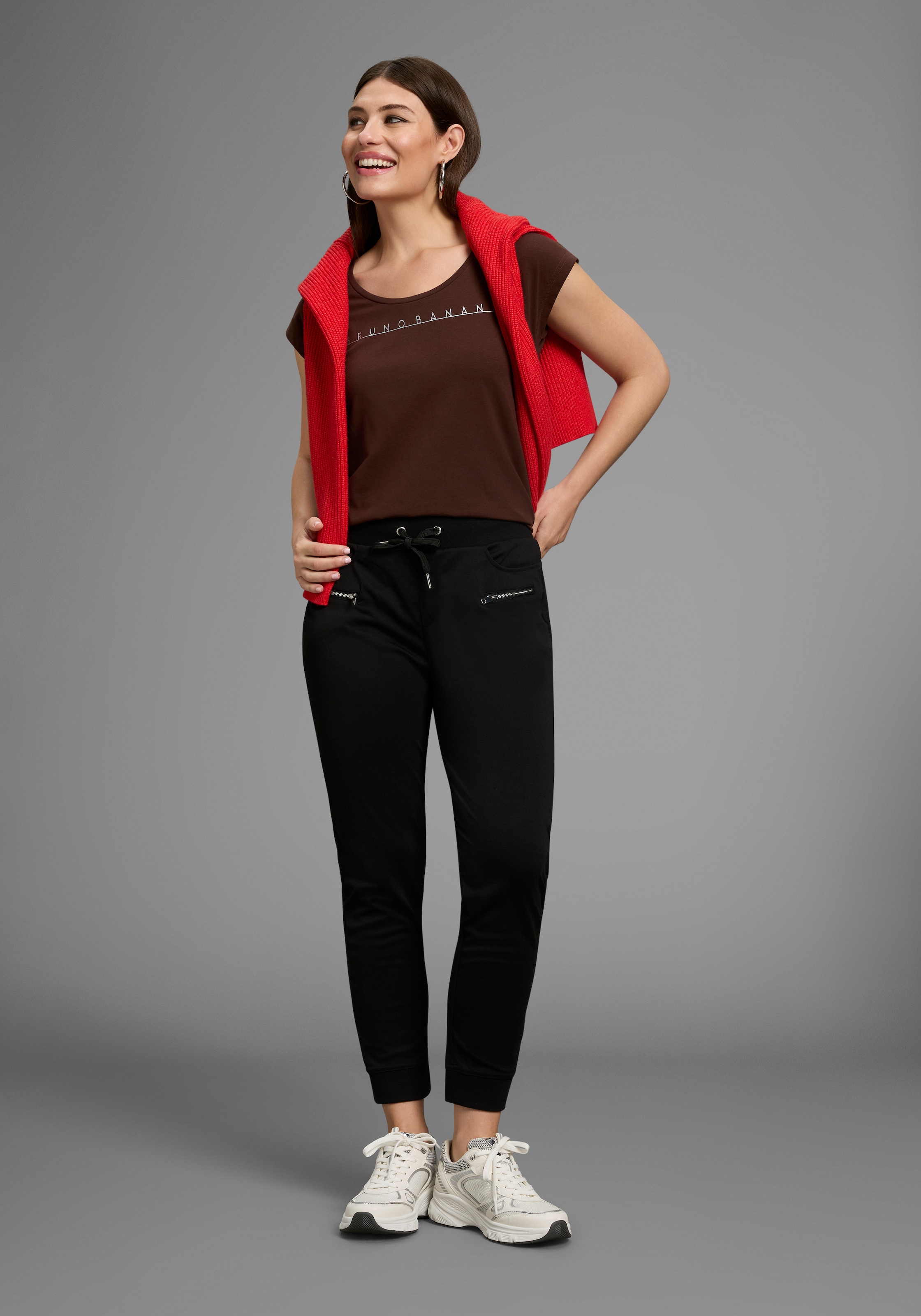 Bruno Banani Jerseyhose, Saum-Bündchen