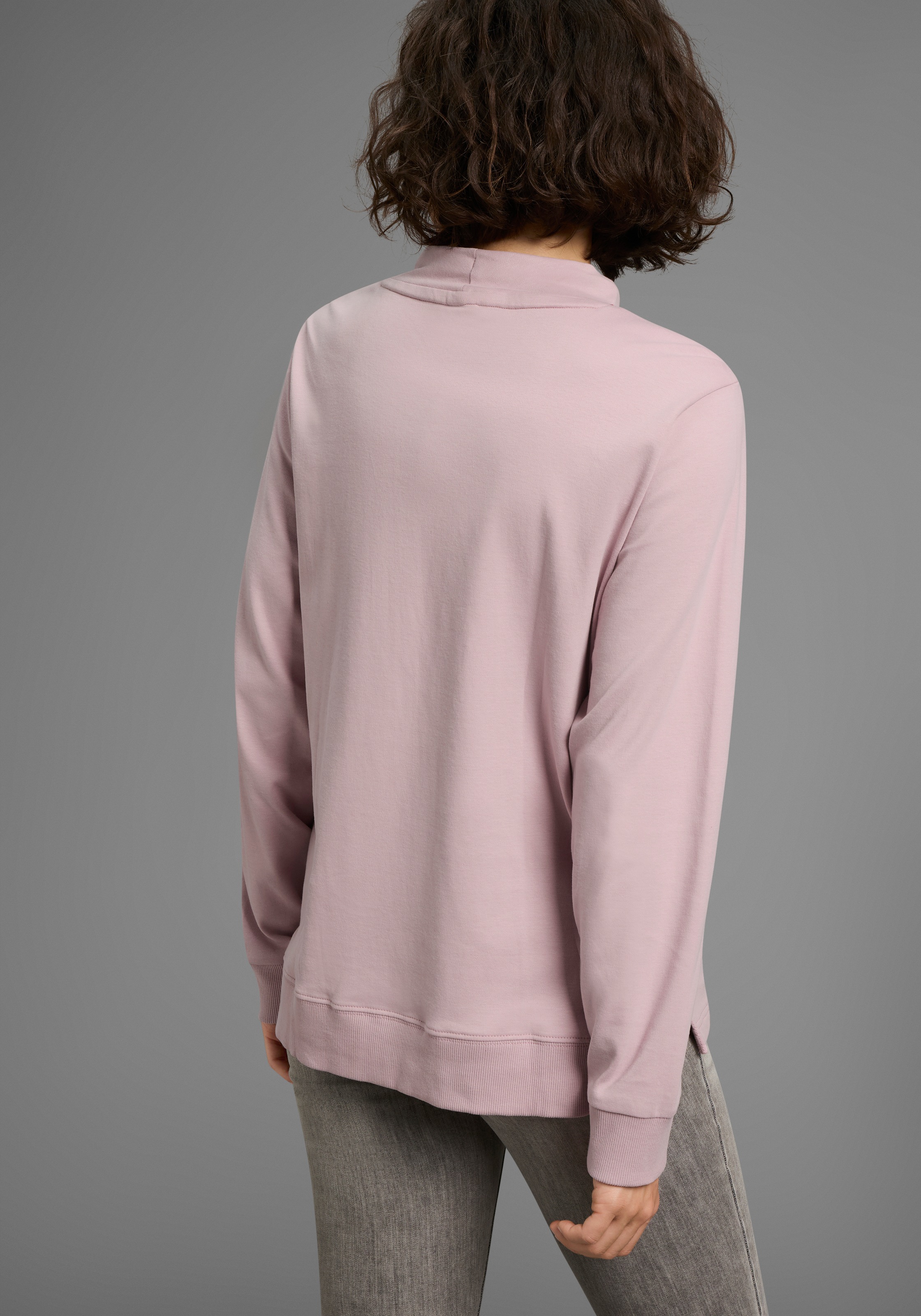 KangaROOS Sweatshirt, mit Stehkragen und Frontdruck günstig online kaufen